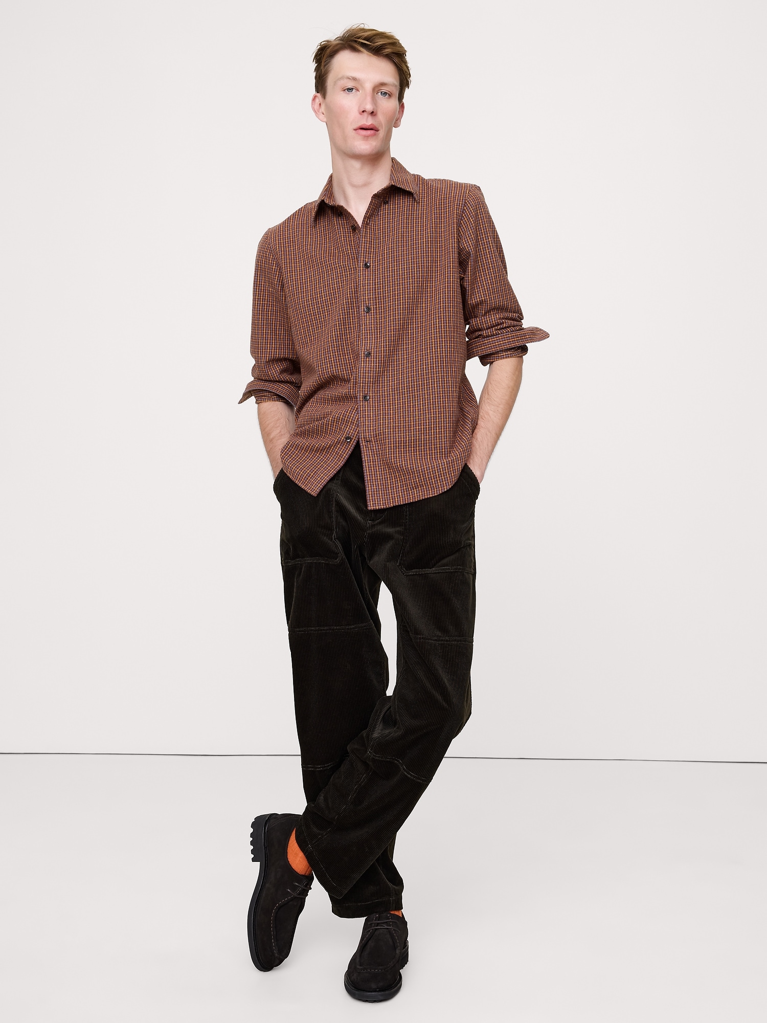Image number 1 showing, Standard-Fit Flannel Shirt
