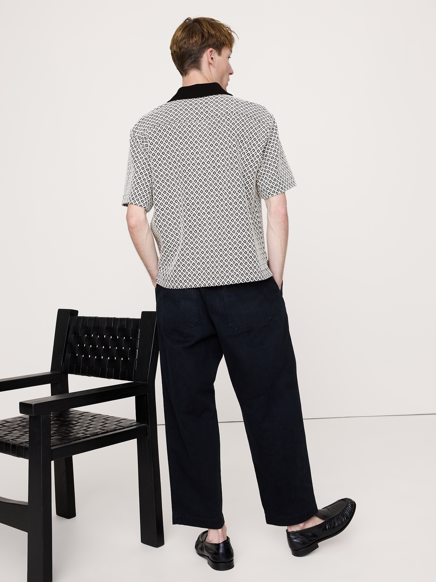 Image number 2 showing, GEO JACQUARD POLO