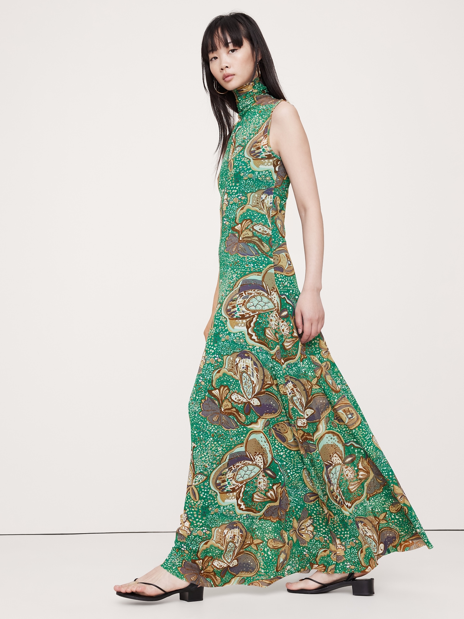 Mesh Maxi Dress