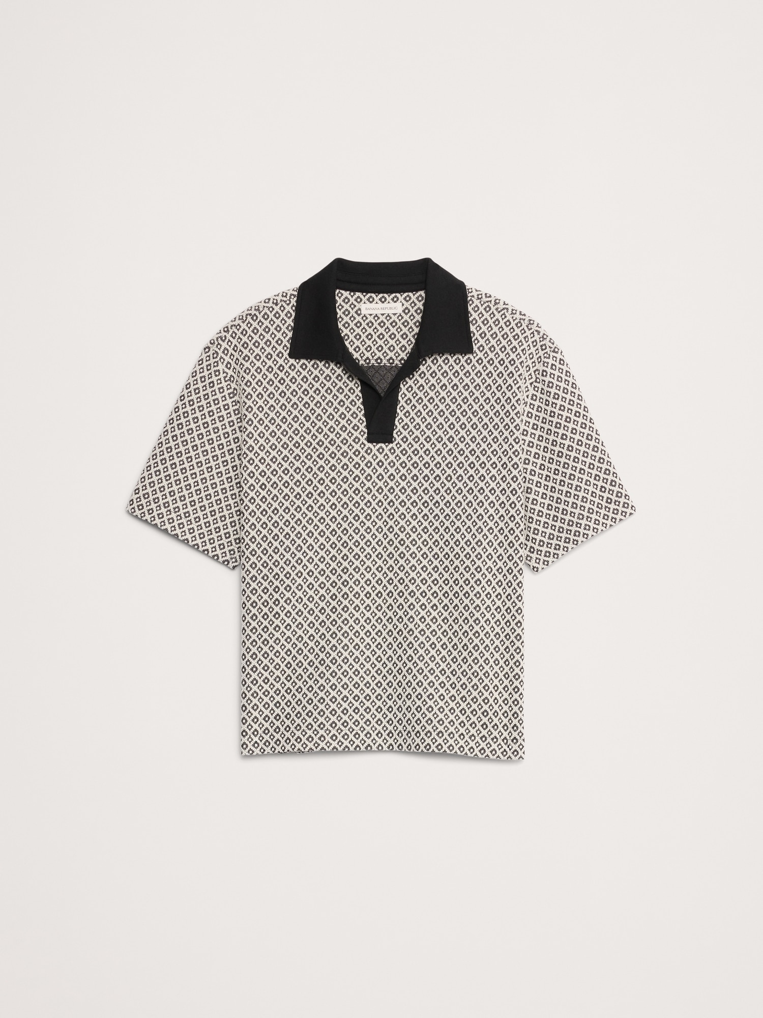 Image number 4 showing, GEO JACQUARD POLO