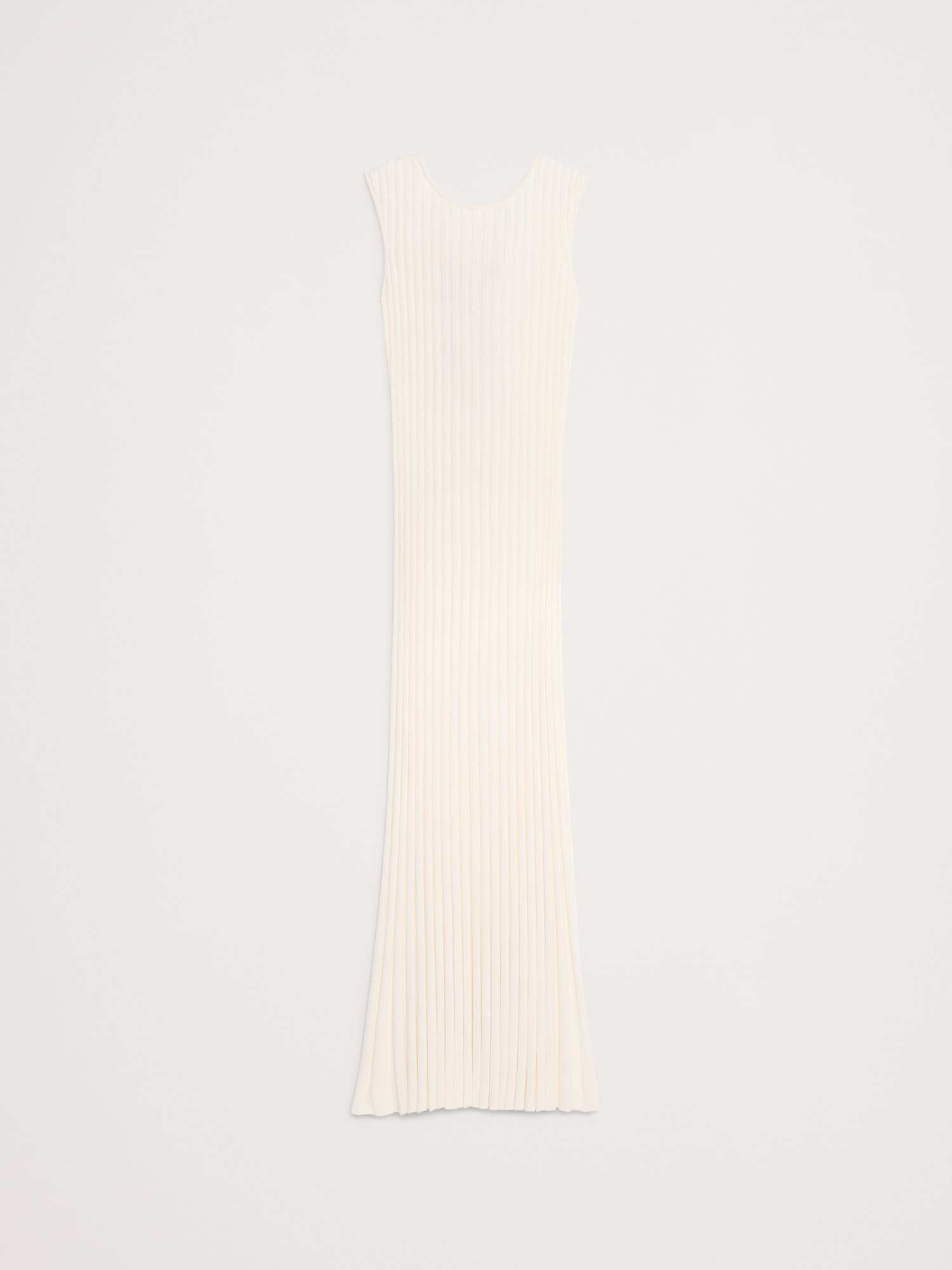 Image number 5 showing, SCULPTED RIBBED BACKLESS MAXI DRESS