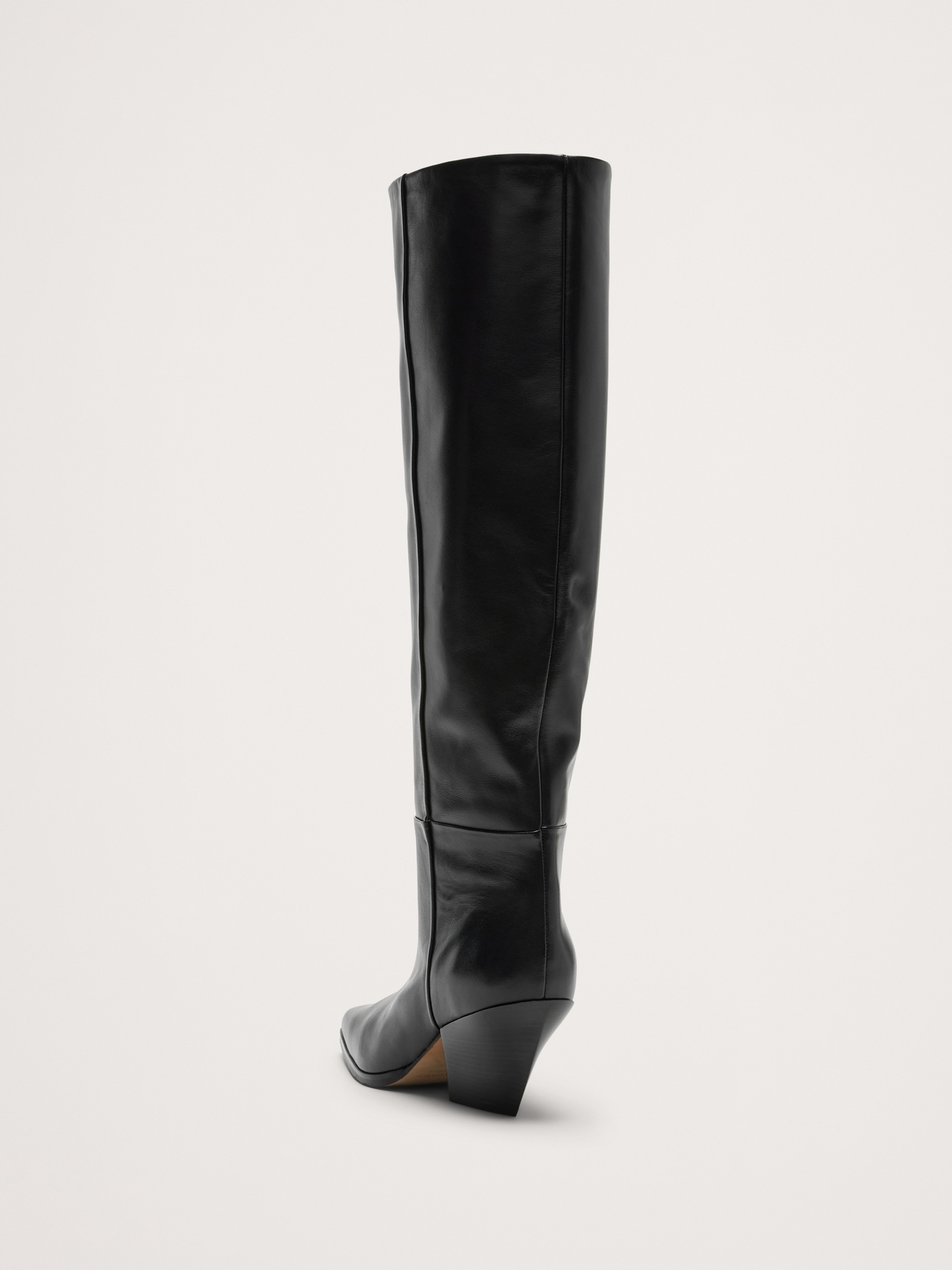 Image number 4 showing, Italian Leather Knee-High Boot