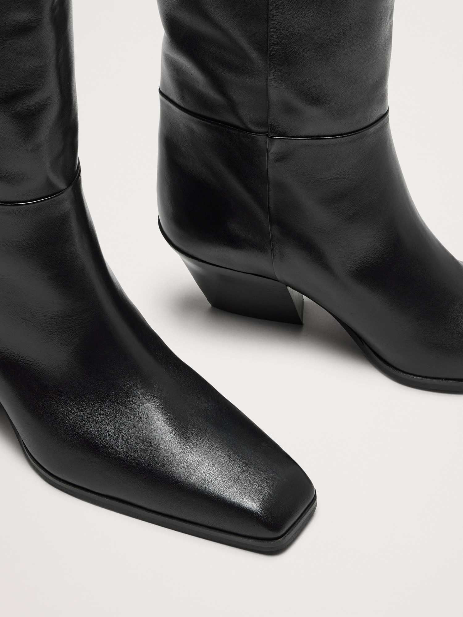 Image number 6 showing, Italian Leather Knee-High Boot