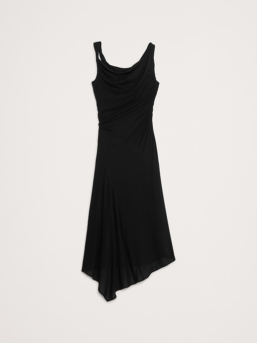 Image number 4 showing, Crepe Twist-Shoulder Dress