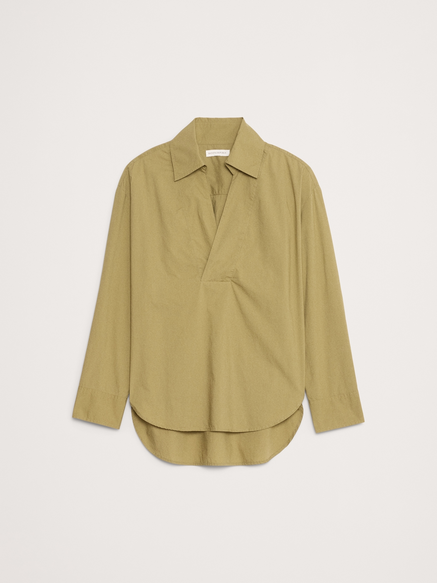 Image number 4 showing, Oversized Long-Sleeve Popover Tunic