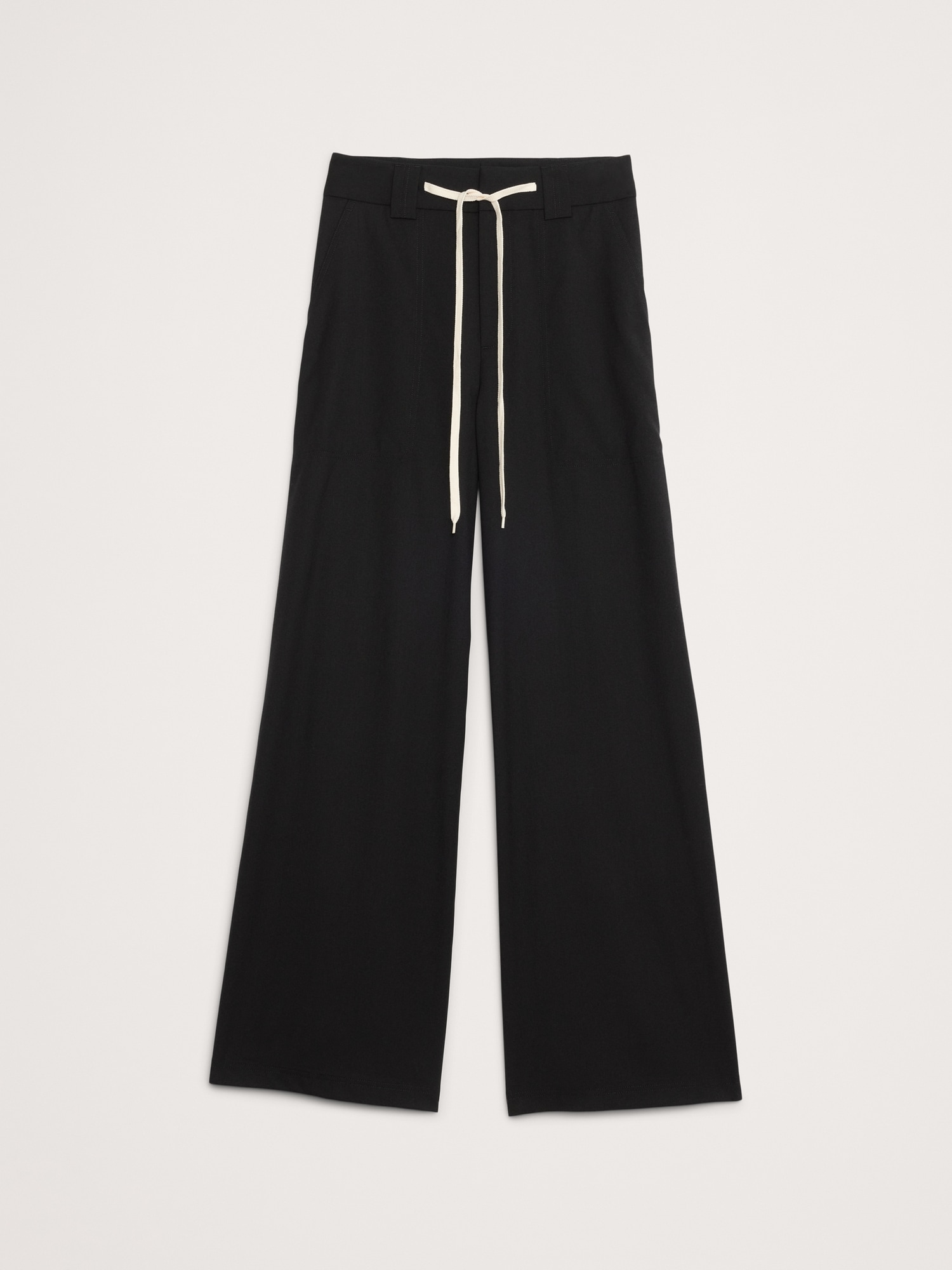 Image number 5 showing, High-Rise Wide-Leg Italian Wool Pant
