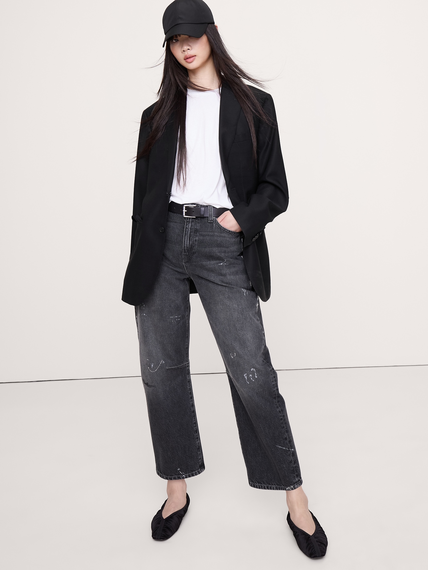 Oversized Cotton-Silk Crew-Neck T-Shirt