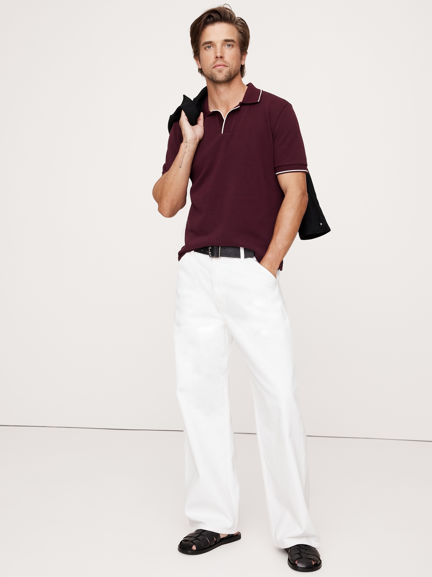 Cotton Mesh Polo