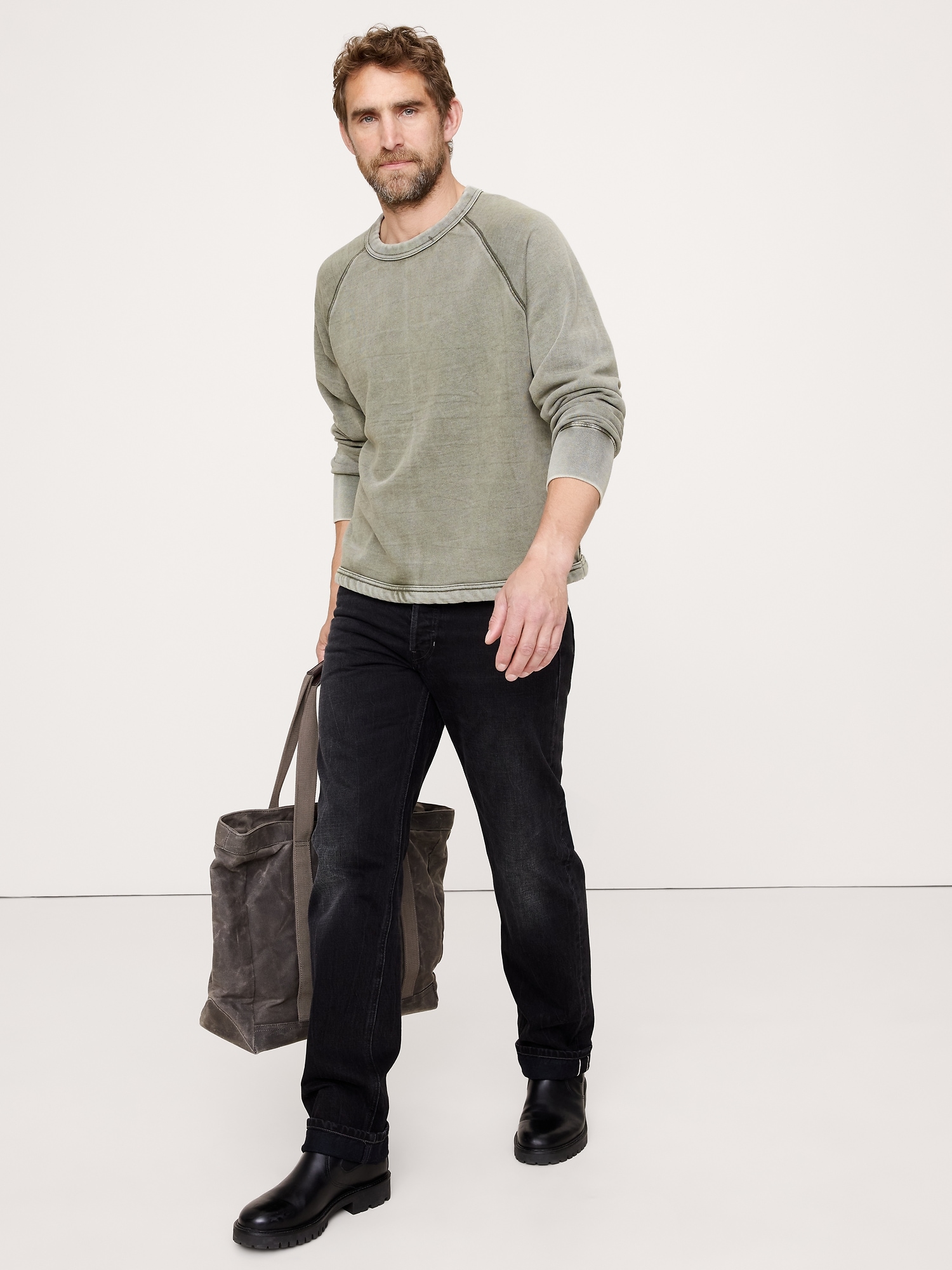 Image number 1 showing, Boxy Terry Sweatshirt