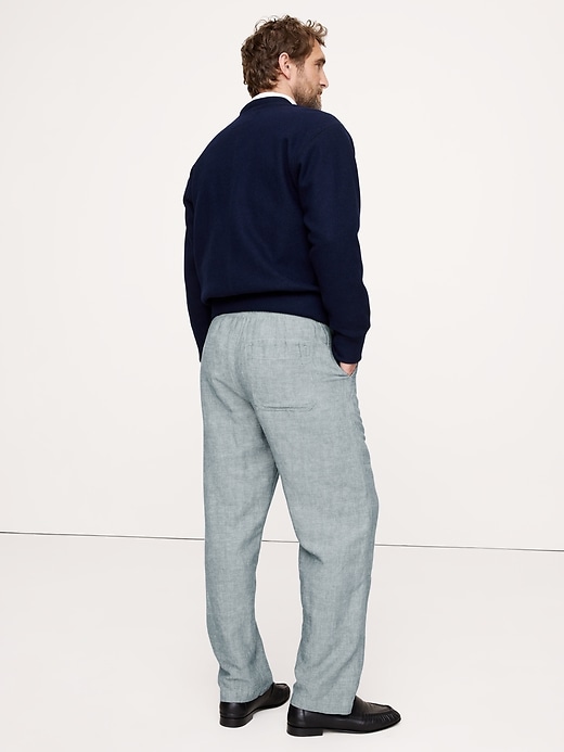 パンツ 00s Banana Republic navy linen slacks s-l400.jpg