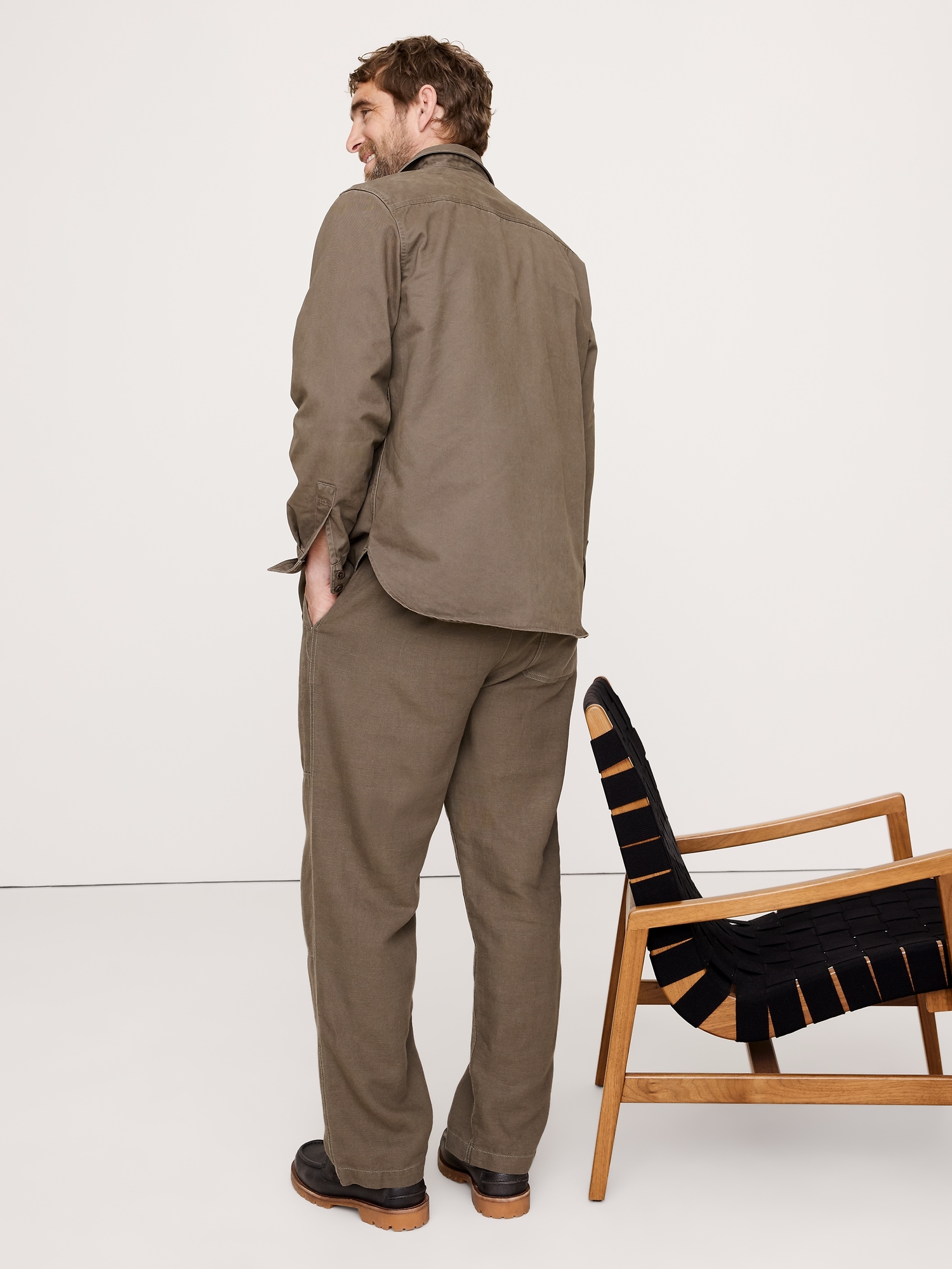 Image number 3 showing, HEAVY TWILL OVERSHIRT