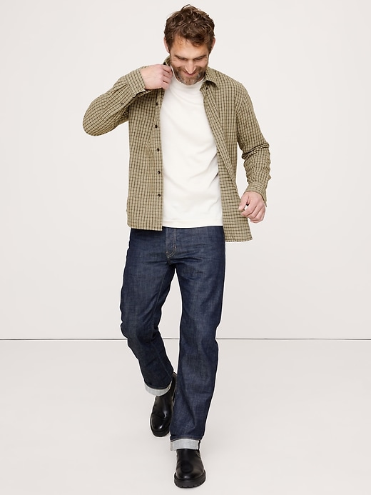 Standard-Fit Lightweight Flannel Shirt