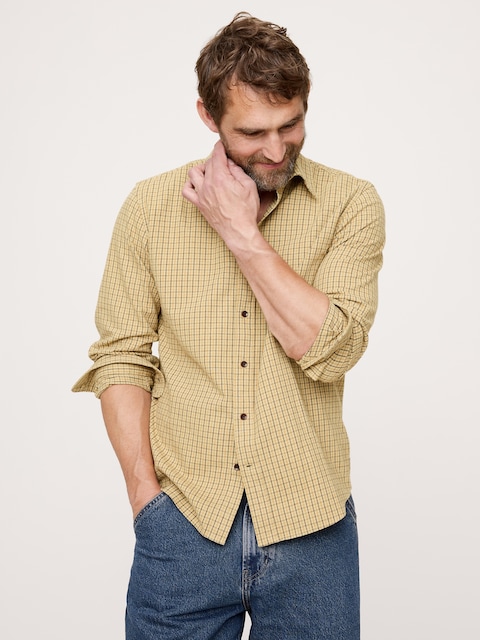Standard-Fit Lightweight Flannel Shirt