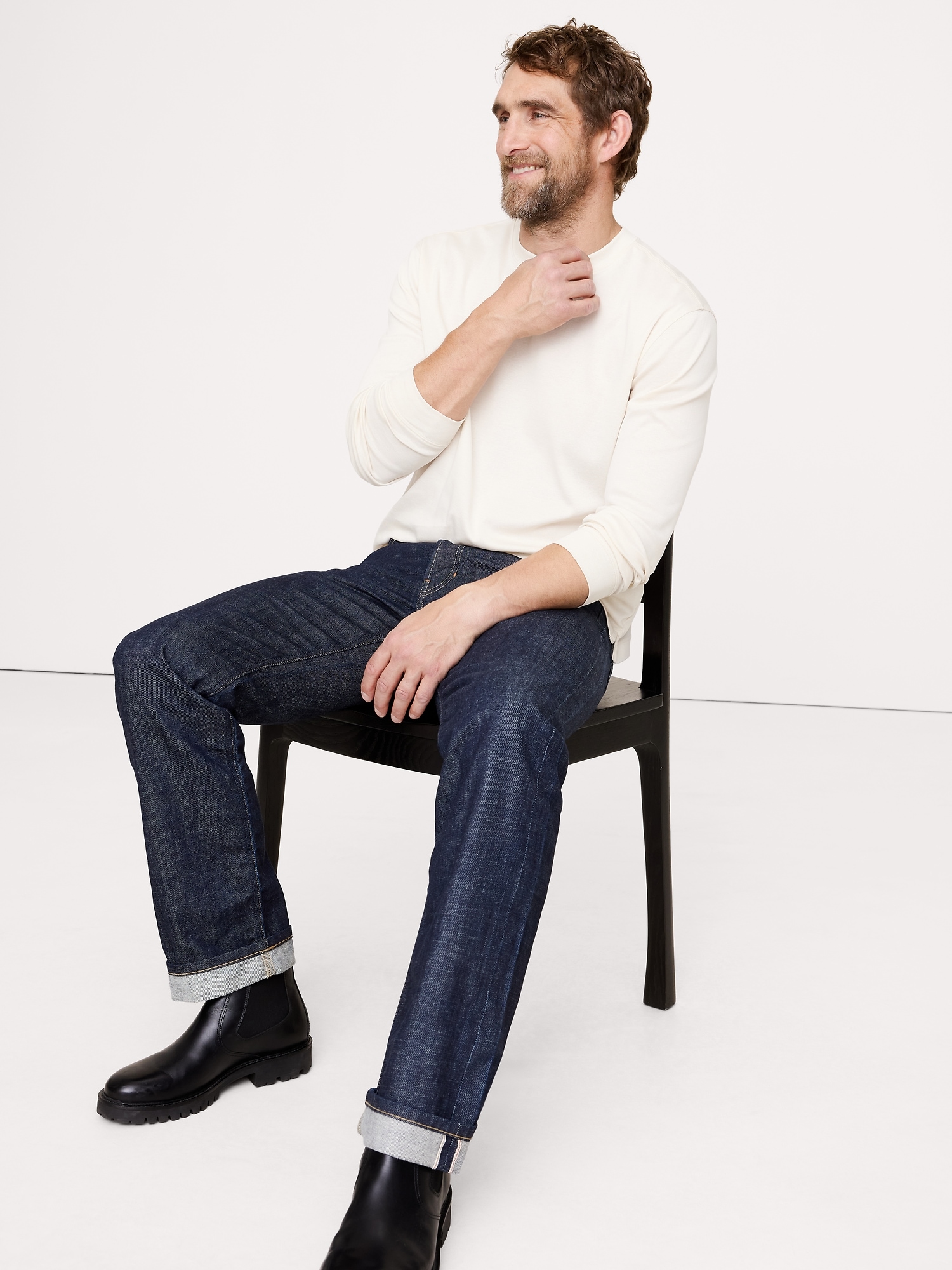 Image number 1 showing, Cotton Crew-Neck T-Shirt
