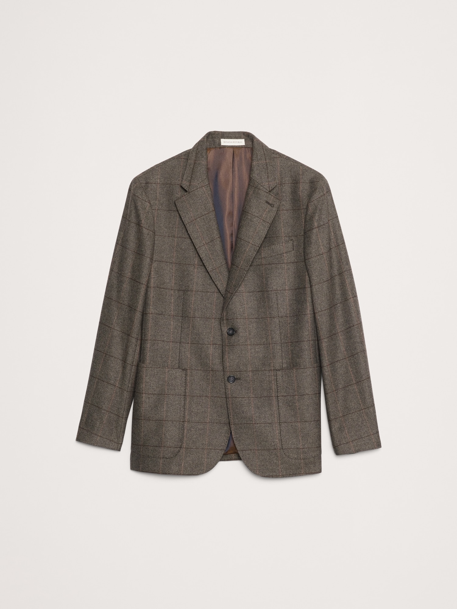 Image number 4 showing, Italian Windowpane Suit Jacket