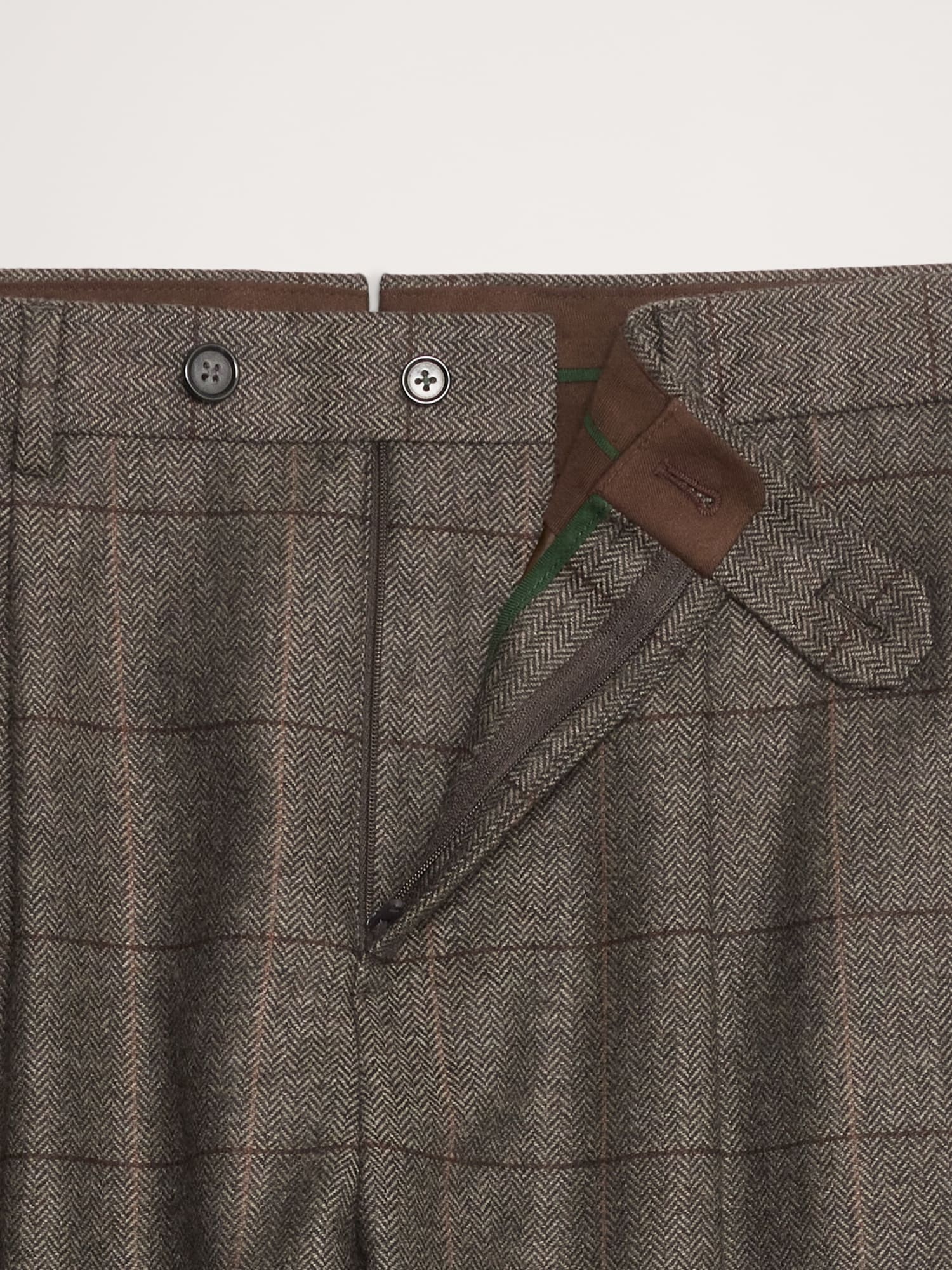 Image number 7 showing, Italian Windowpane Suit Pant