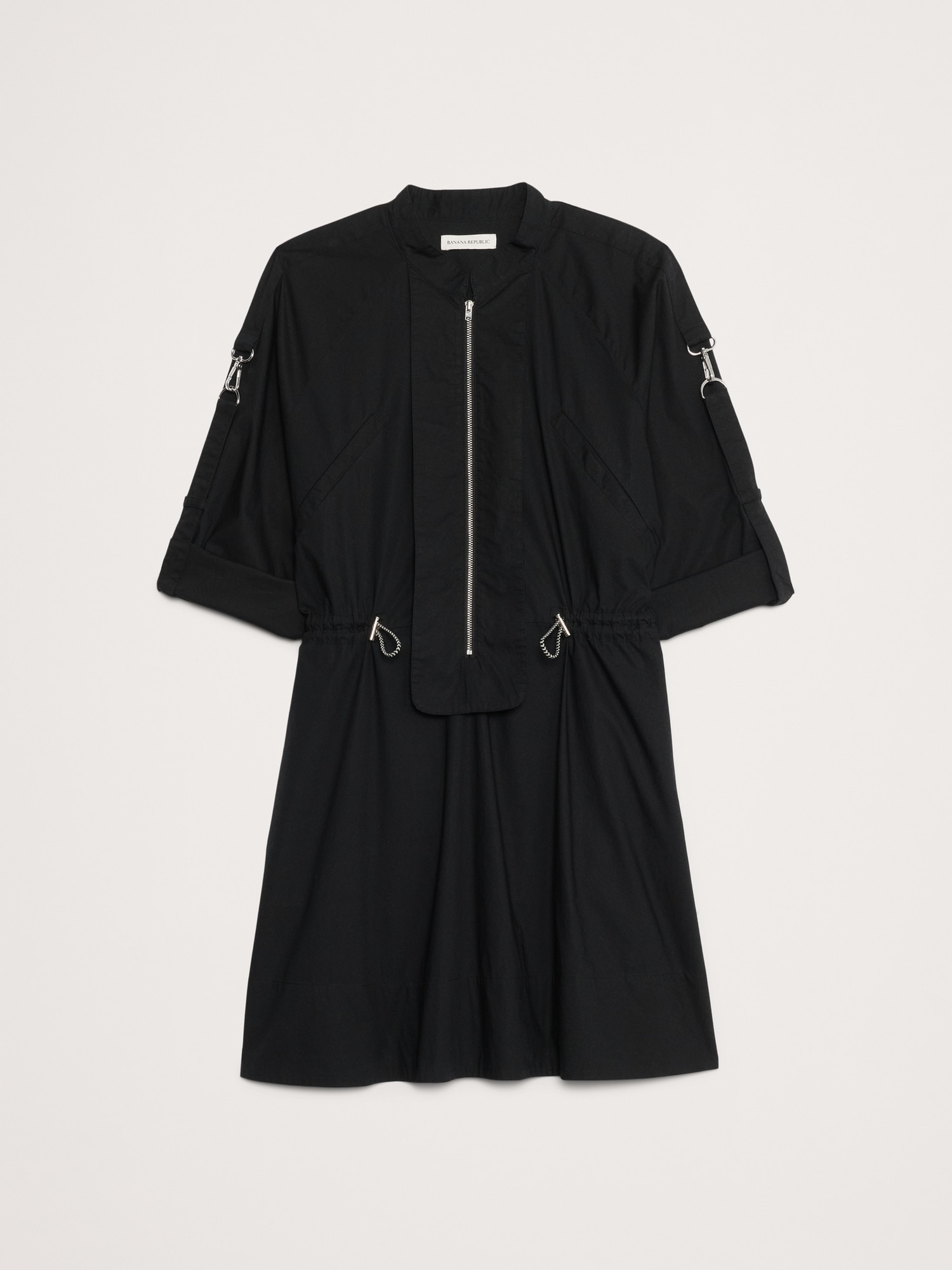 Image number 7 showing, COTTON TWILL UTILITY MINI DRESS