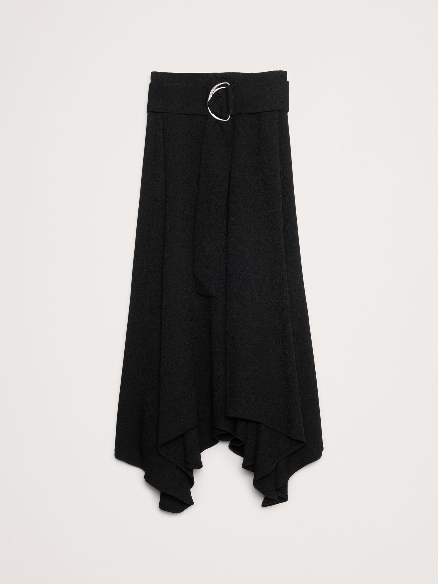 Image number 4 showing, Pebbled Crepe Long Midi Skirt