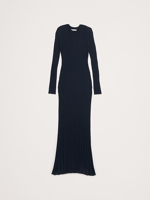 Sculpted Ribbed Maxi Dress