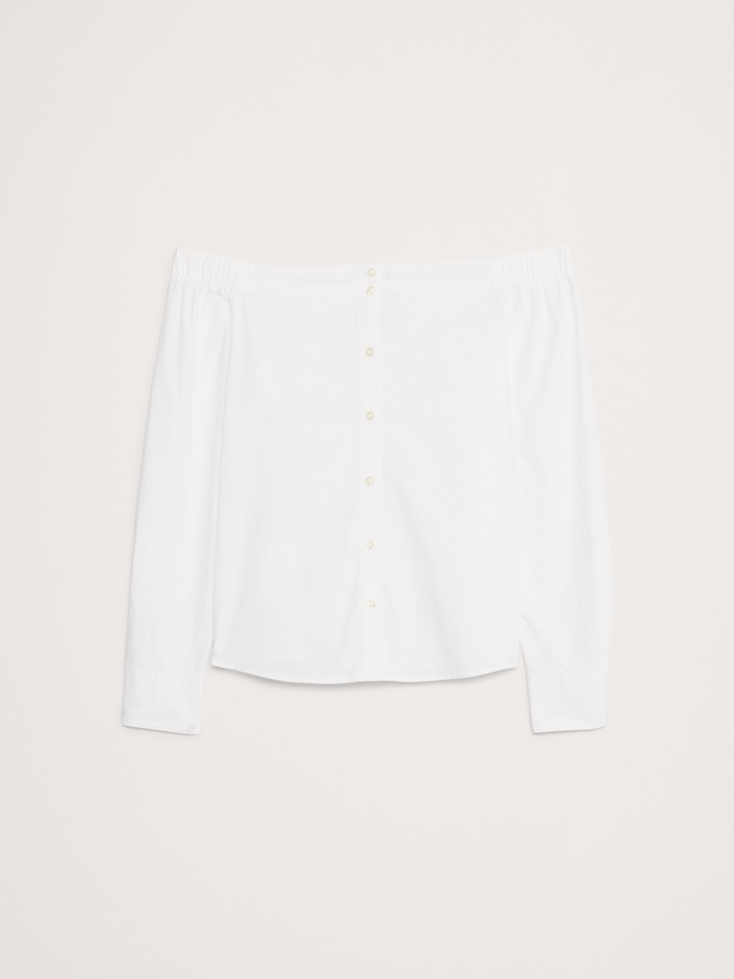 Image number 5 showing, Cotton Poplin Off The Shoulder Top