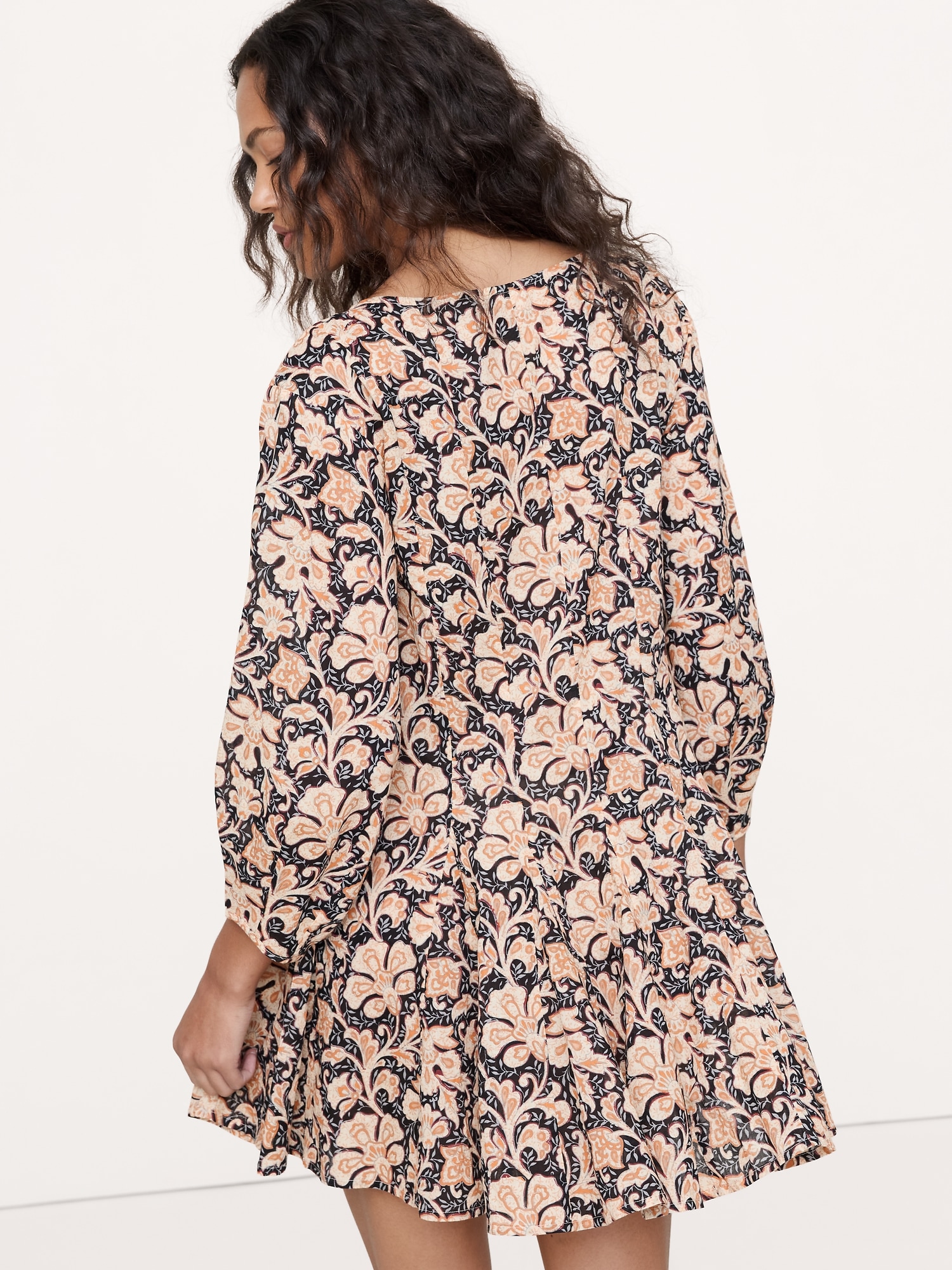 Image number 3 showing, Cotton Mini Dress with Belt Bag