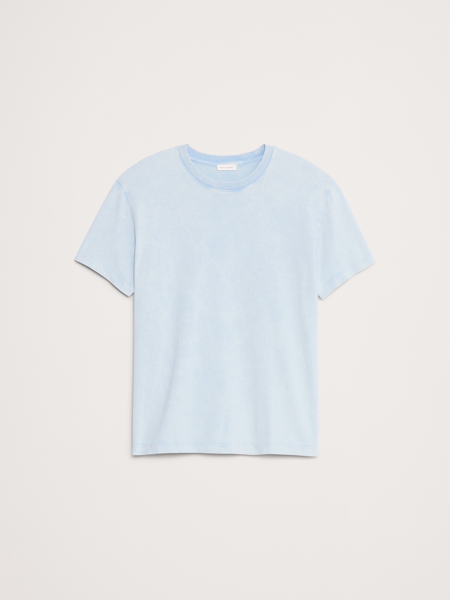 Sun-Faded Cotton Crew-Neck T-Shirt