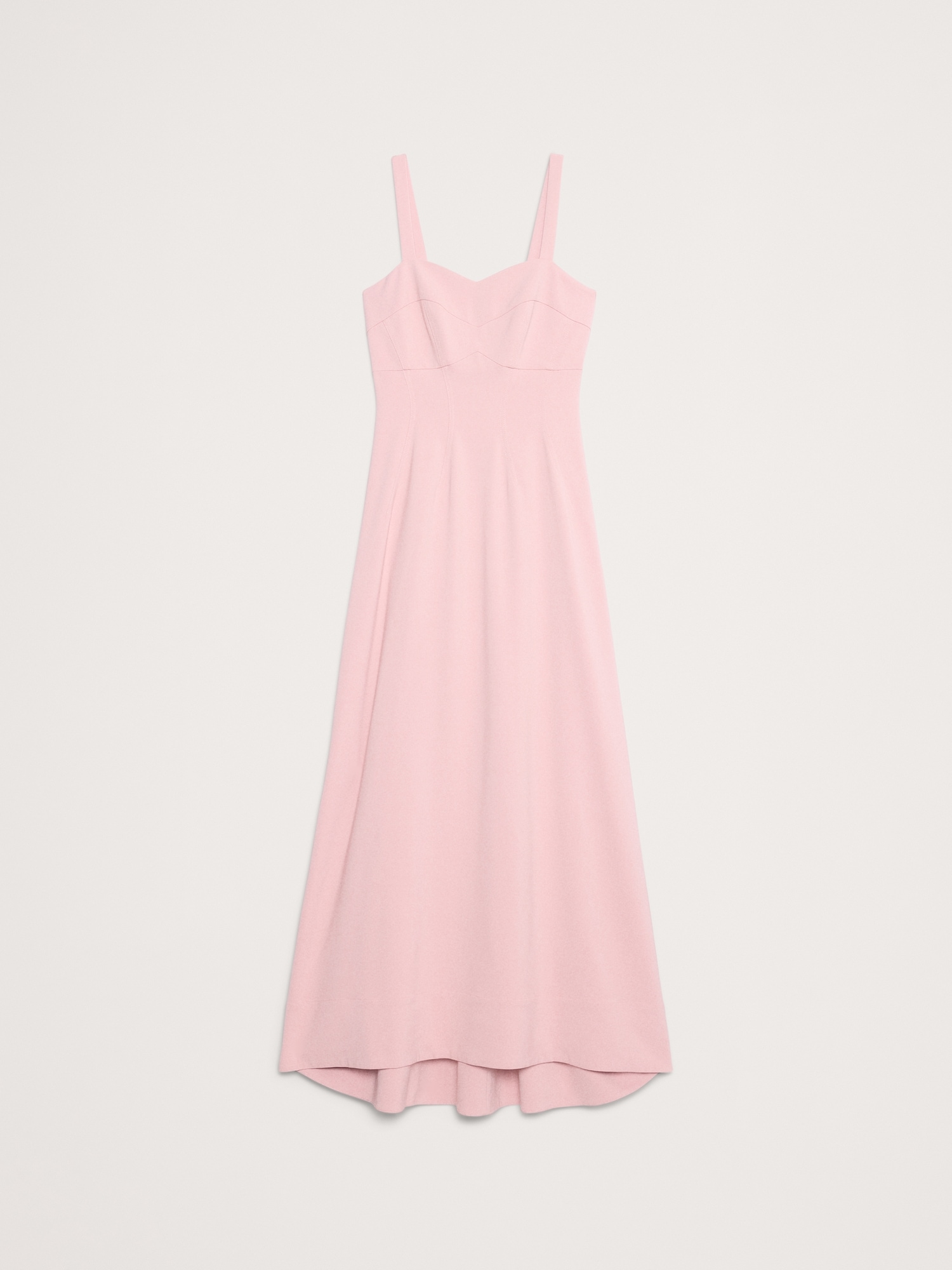 Image number 8 showing, STRETCH-SATEEN SWEETHEART MAXI DRESS