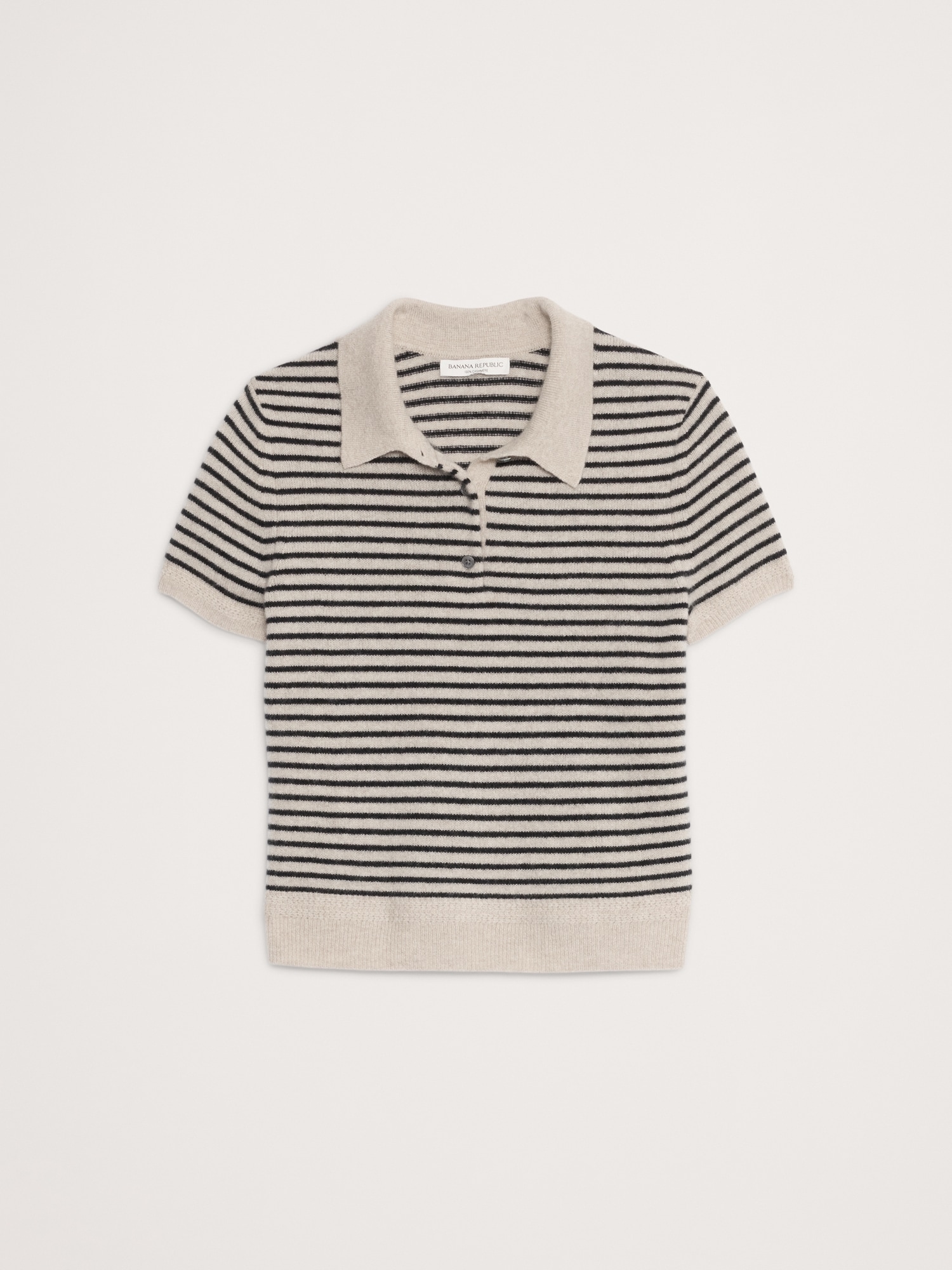 Image number 5 showing, Lightweight Cashmere Short-Sleeve Sweater Polo