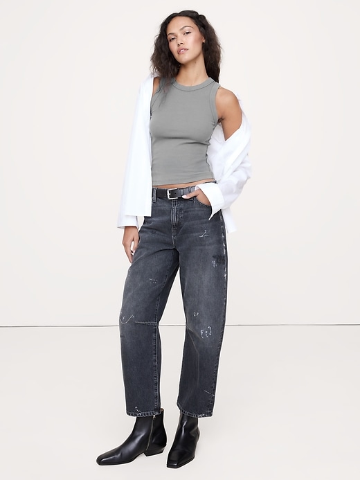 Silky Cotton Twisted Tank
