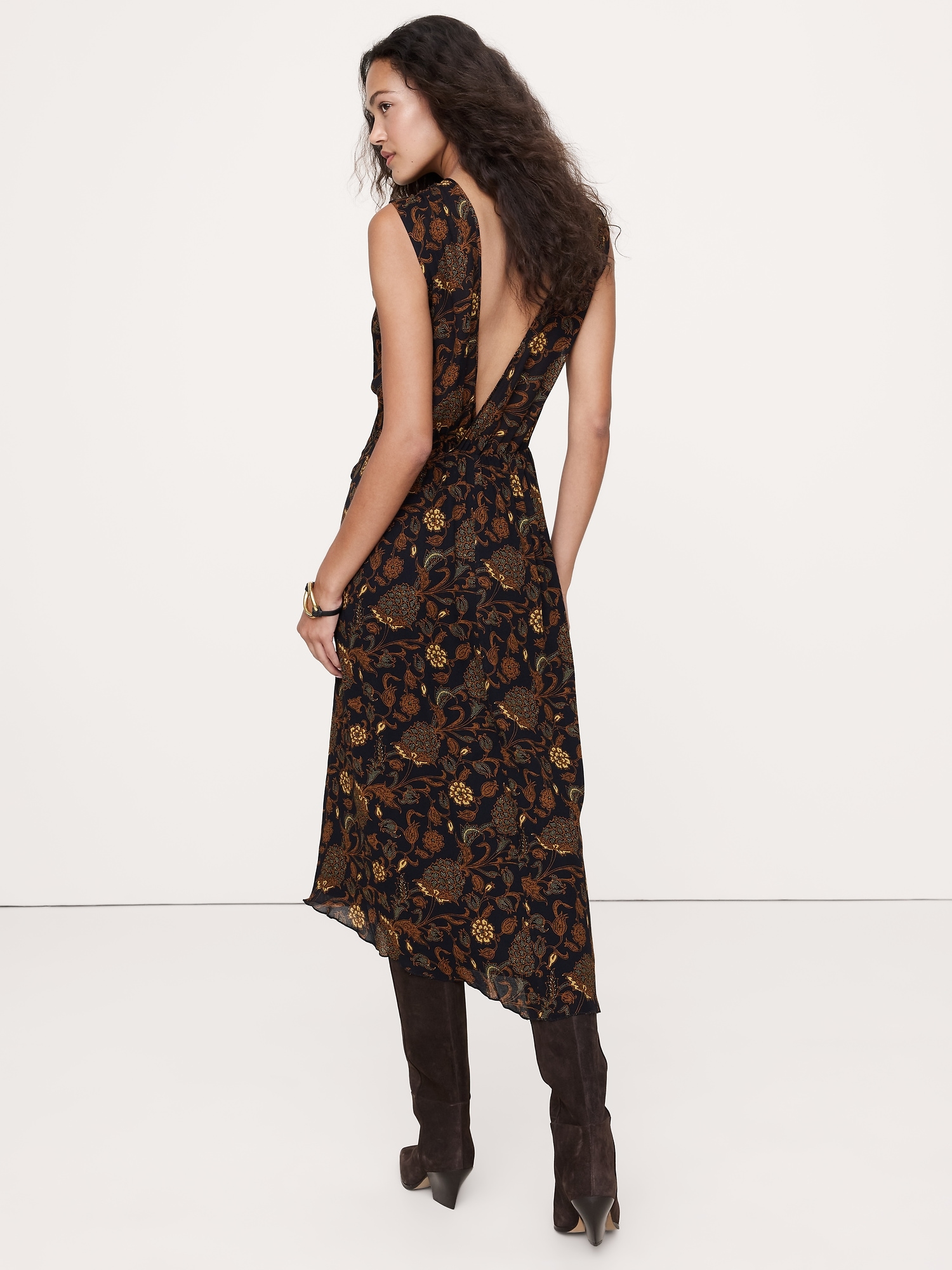 Image number 5 showing, Low-Back Midi Dress