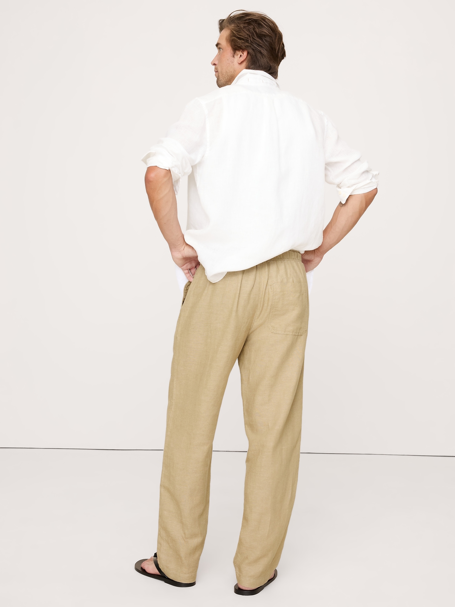 Image number 2 showing, Linen-Cotton Chore Pant