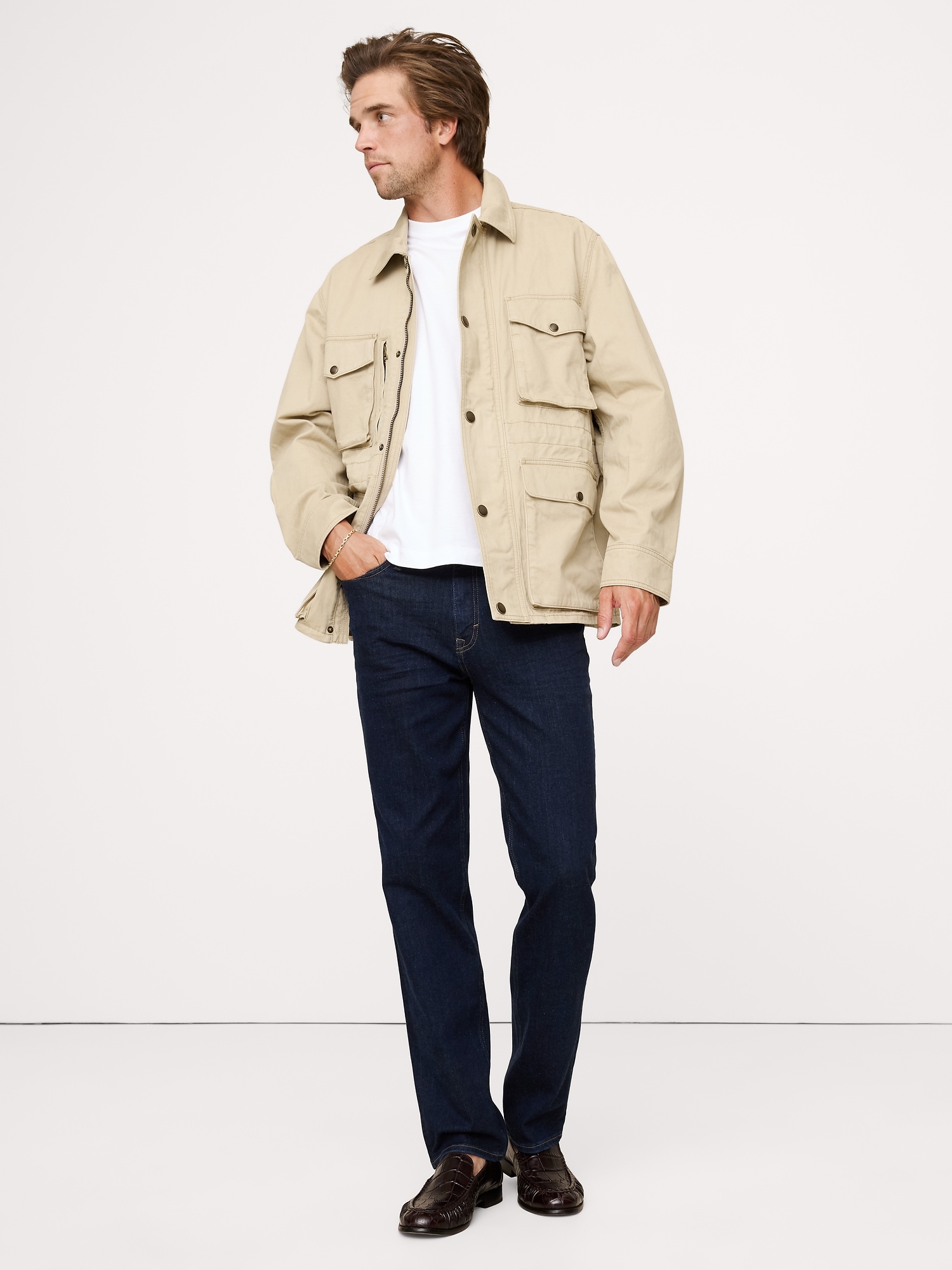 Straight Luxe Traveler Jean - Blue