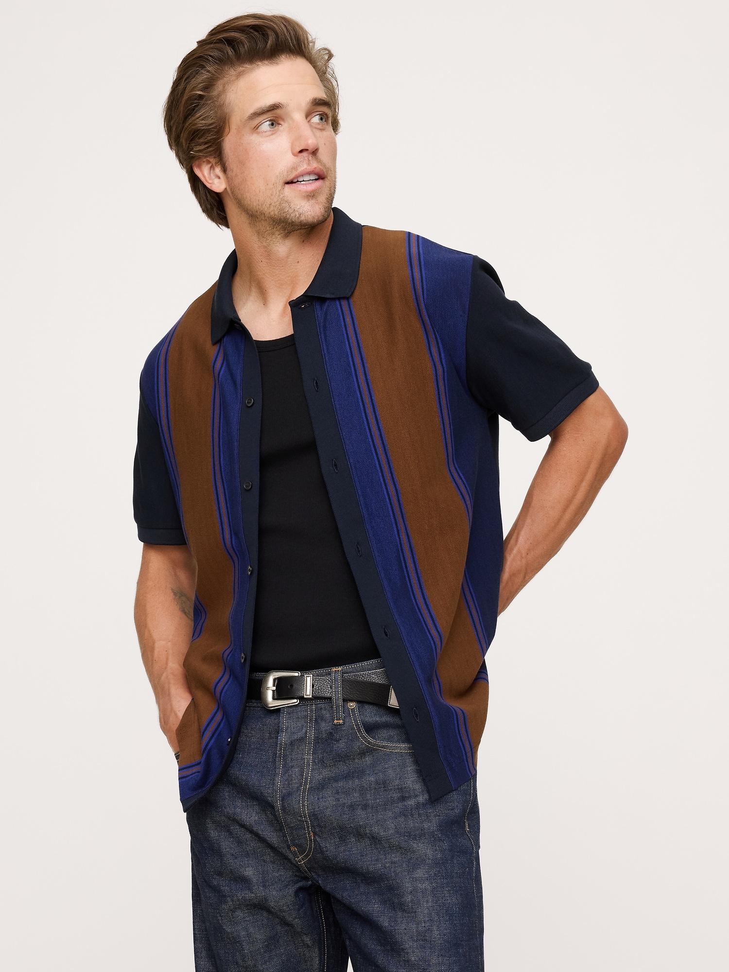 Luxury-Touch Pique Resort Shirt