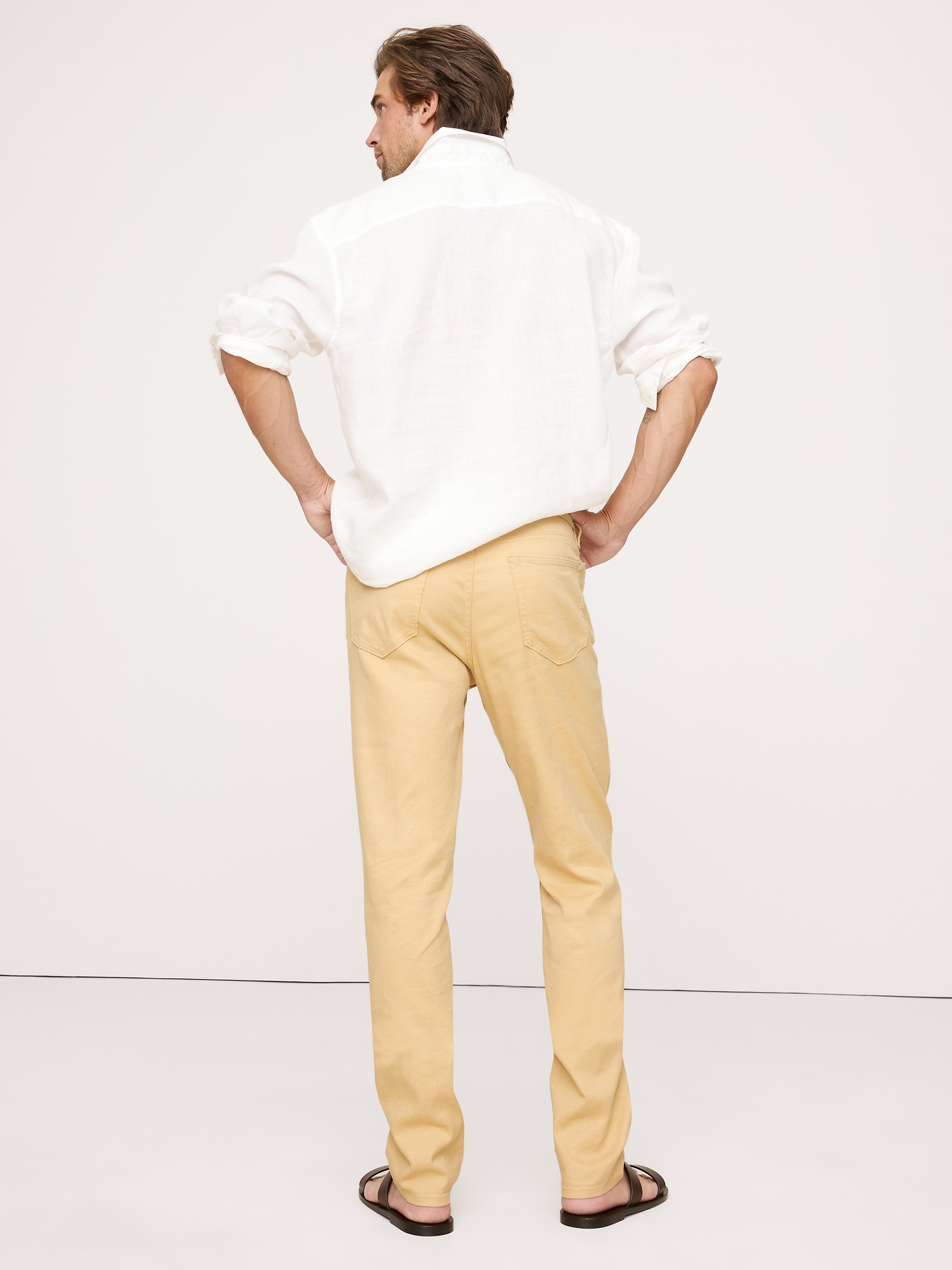 Image number 3 showing, Slim Linen-Cotton Traveler Pant