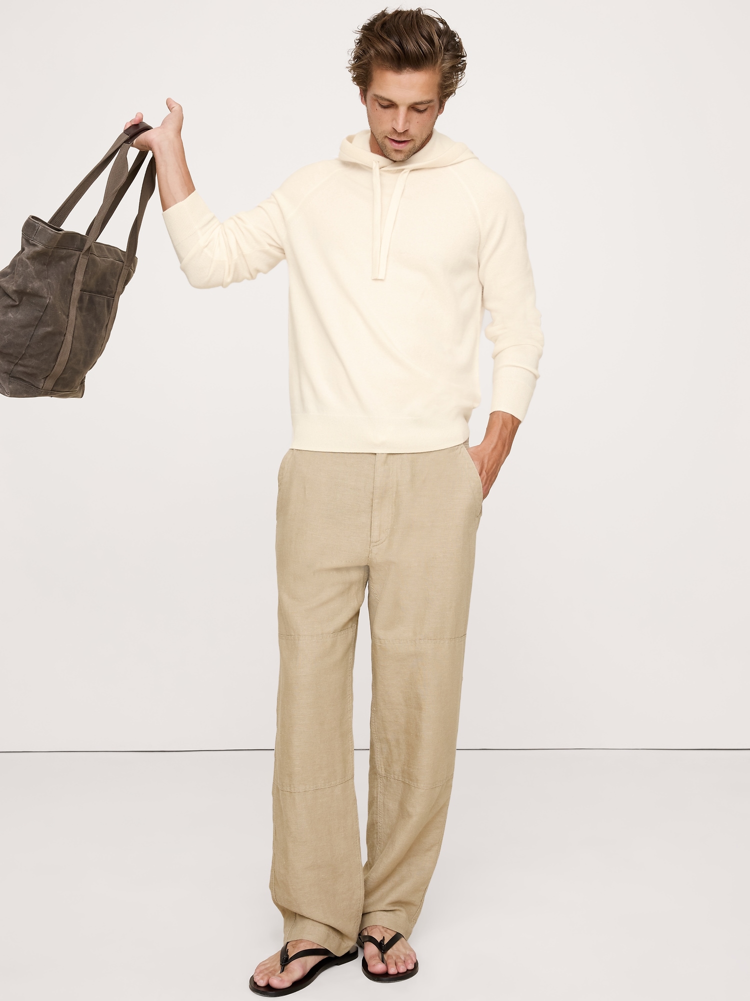 Image number 3 showing, CASHMERE SWEATER HOODIE