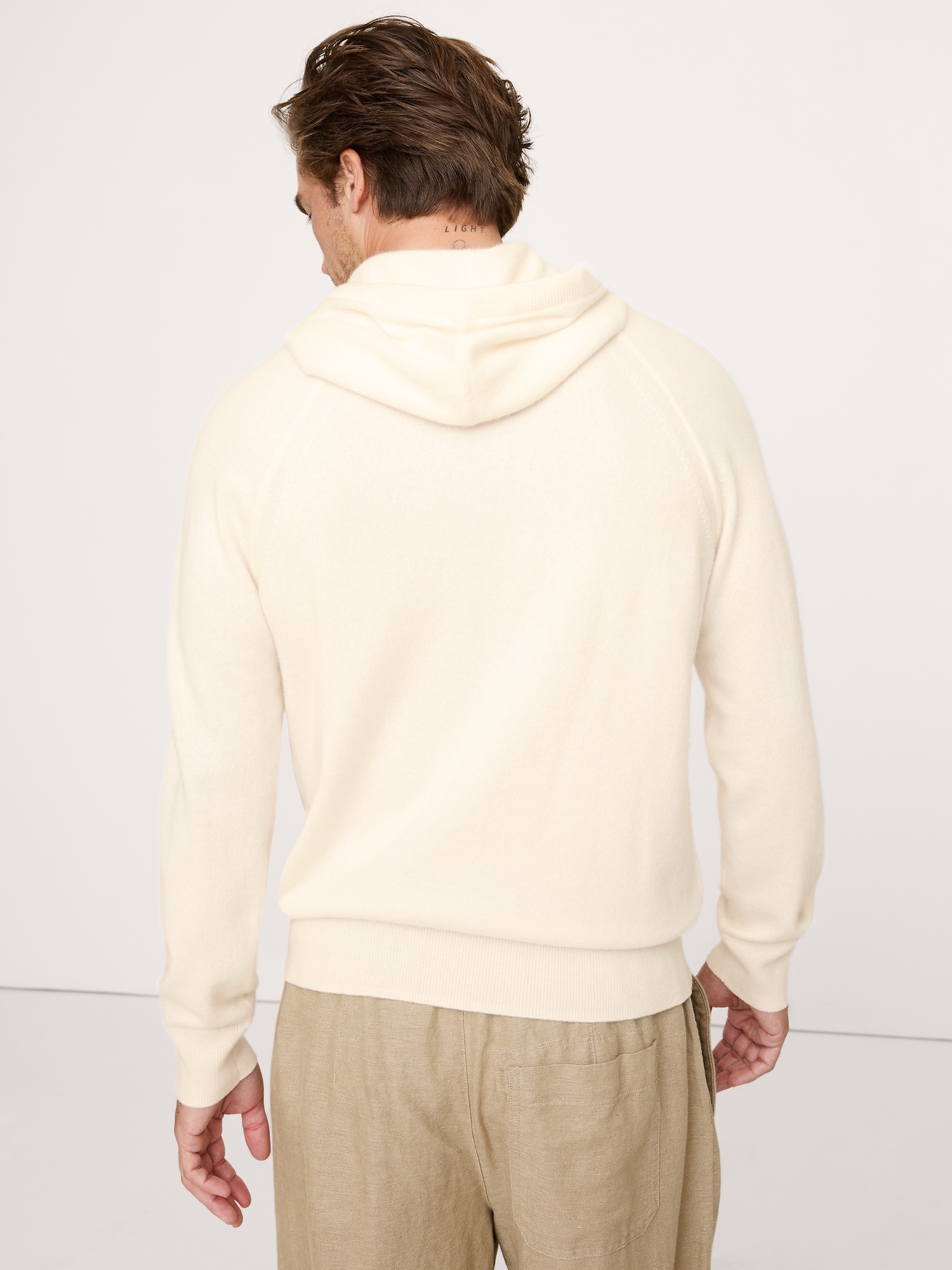 Image number 2 showing, CASHMERE SWEATER HOODIE