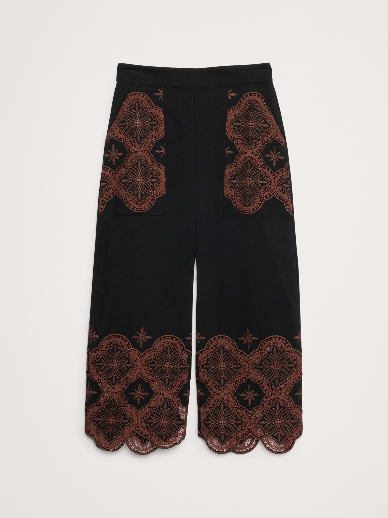 Image number 5 showing, Embroidered Corduroy Midi Skirt