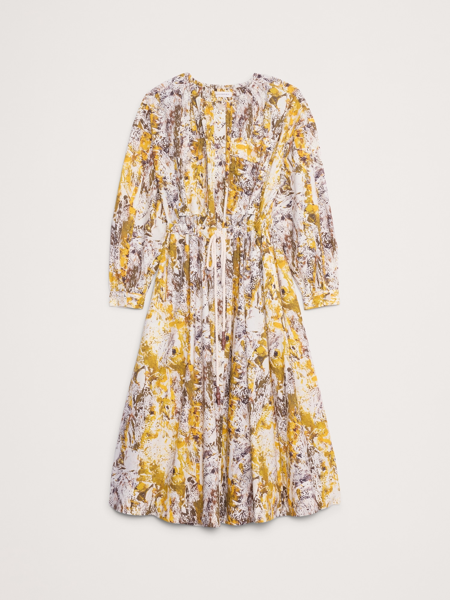 Image number 5 showing, COTTON POPLIN POCKET MIDI SHIRTDRESS