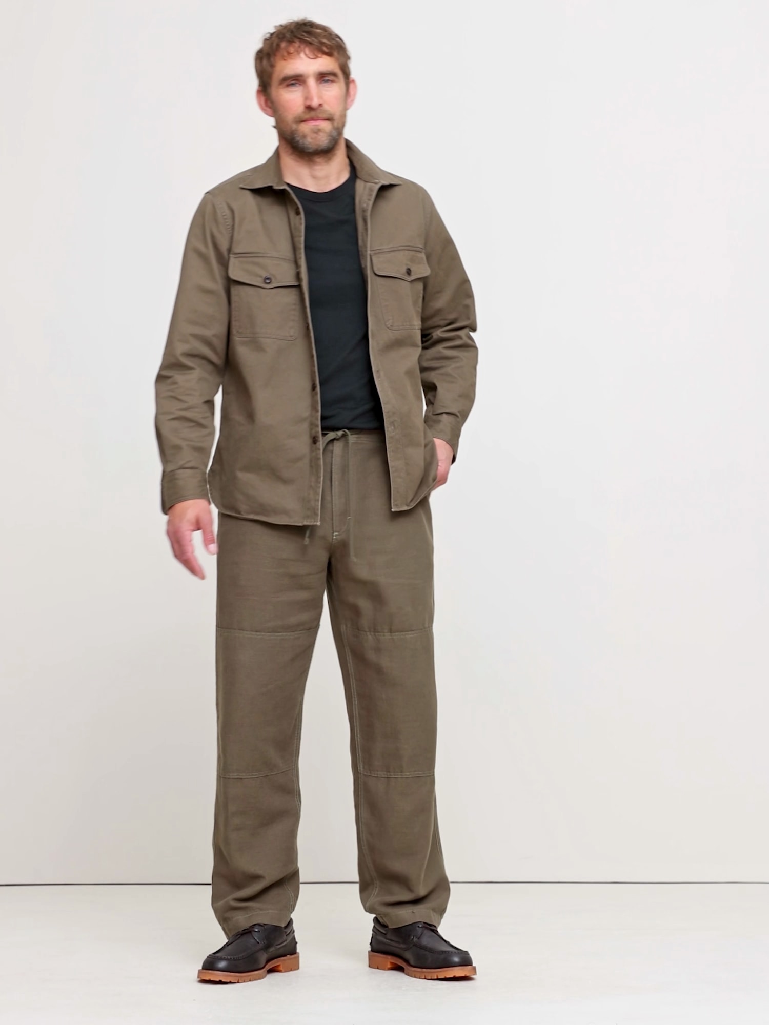Image number 2 showing, HEAVY TWILL OVERSHIRT