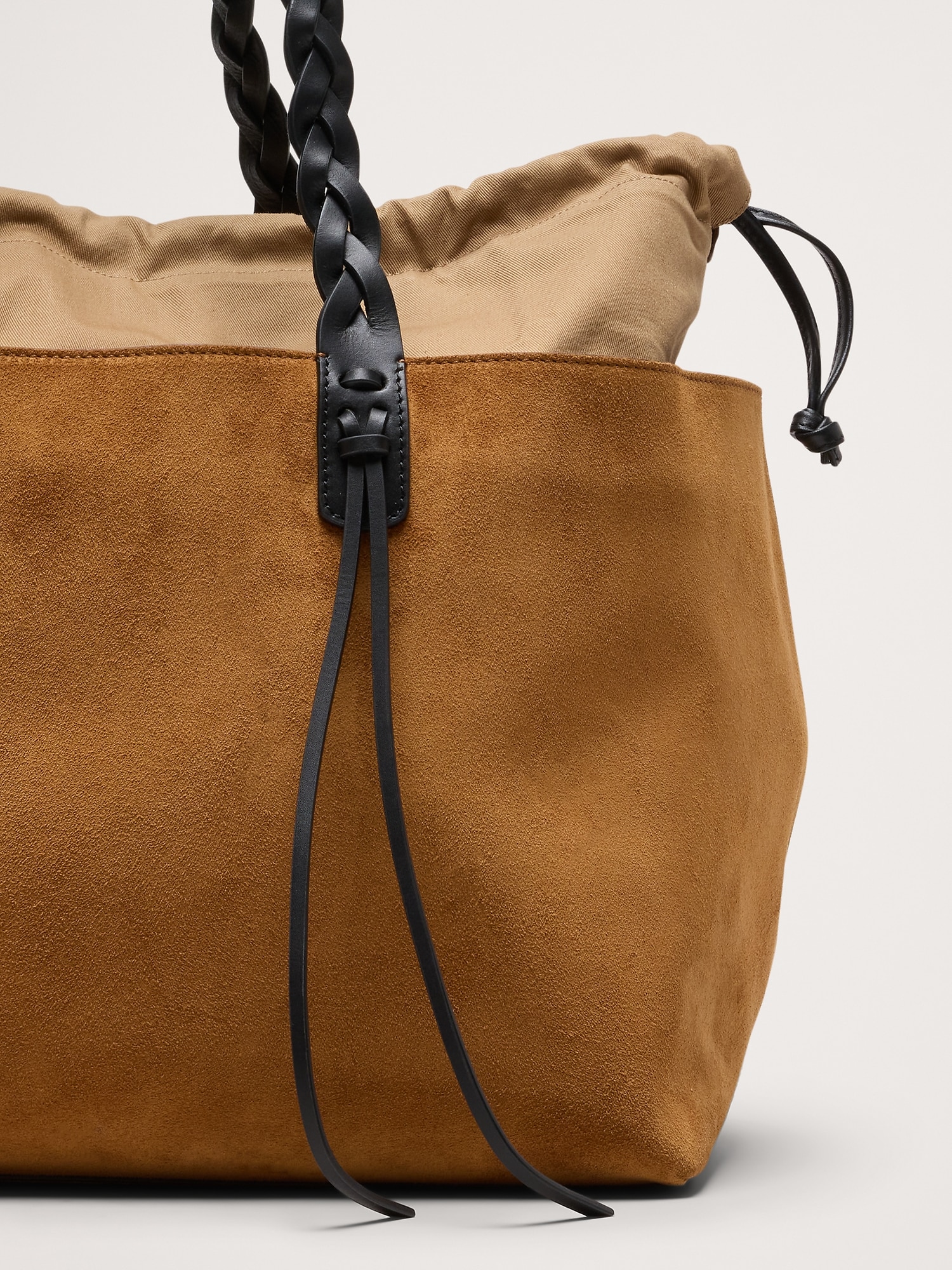 Image number 6 showing, Large Leather East-West Tote