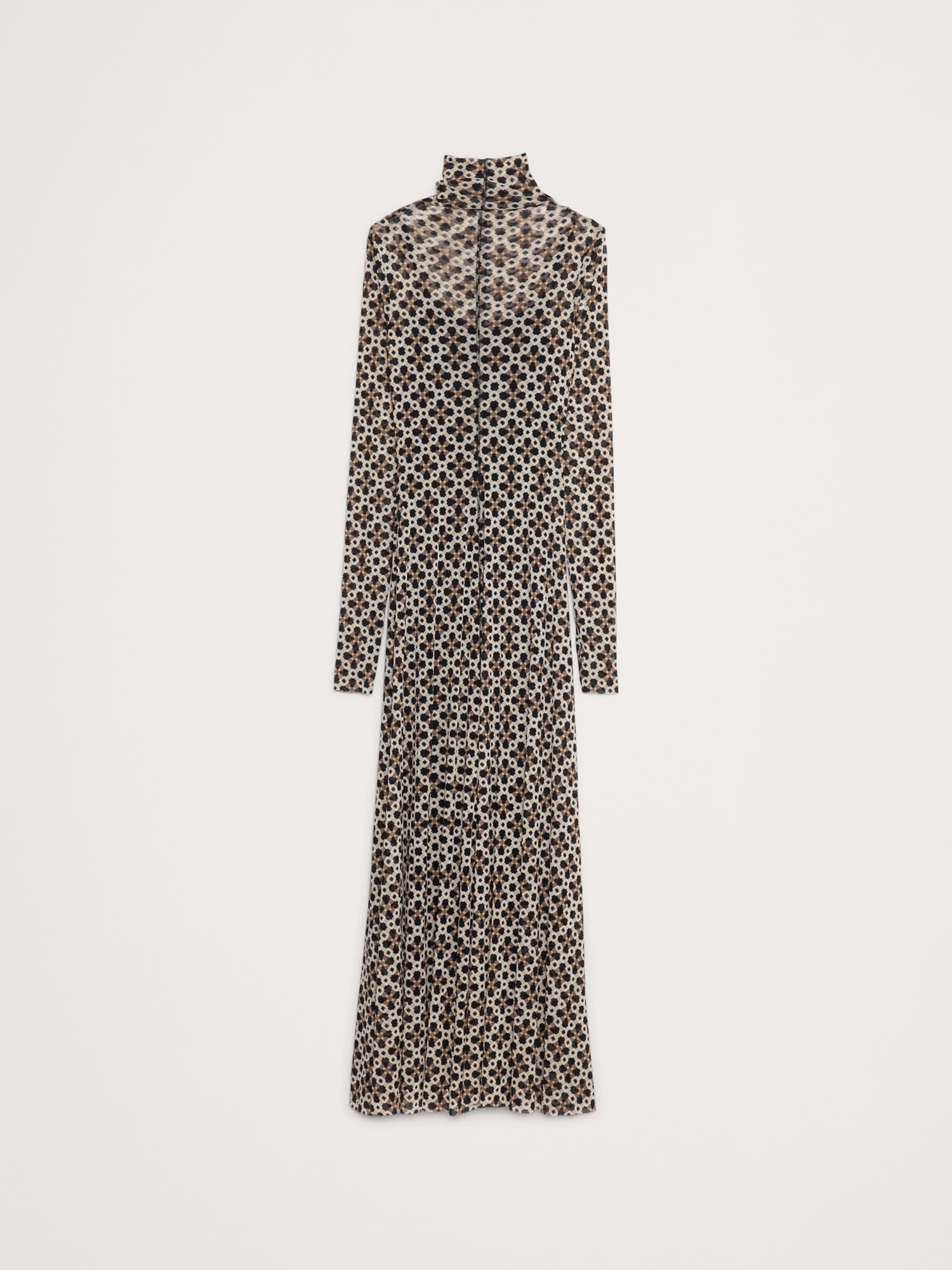 Image number 4 showing, Long-Sleeve Mesh Maxi Dress