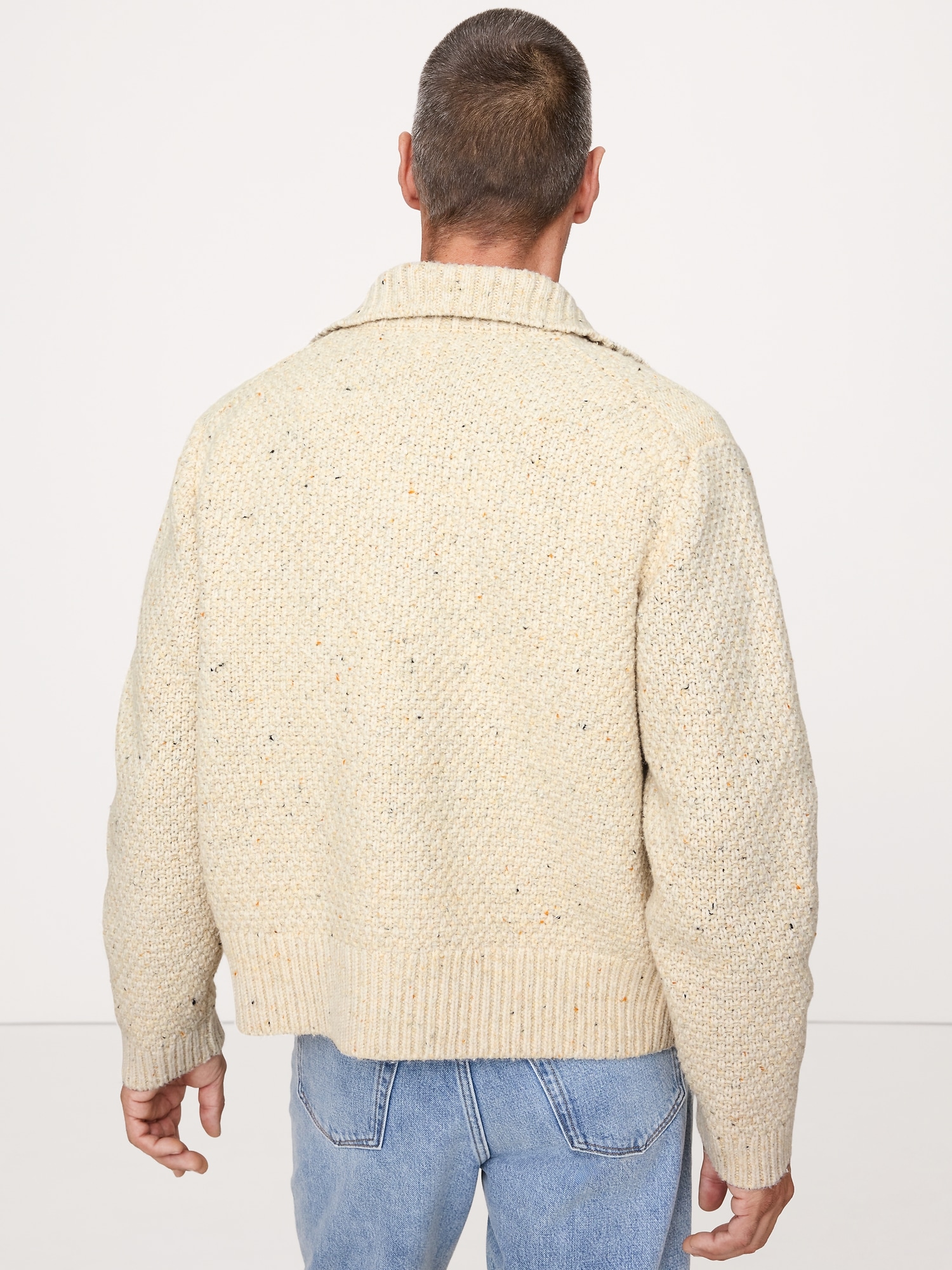 Image number 2 showing, Patchwork Donegal Cardigan