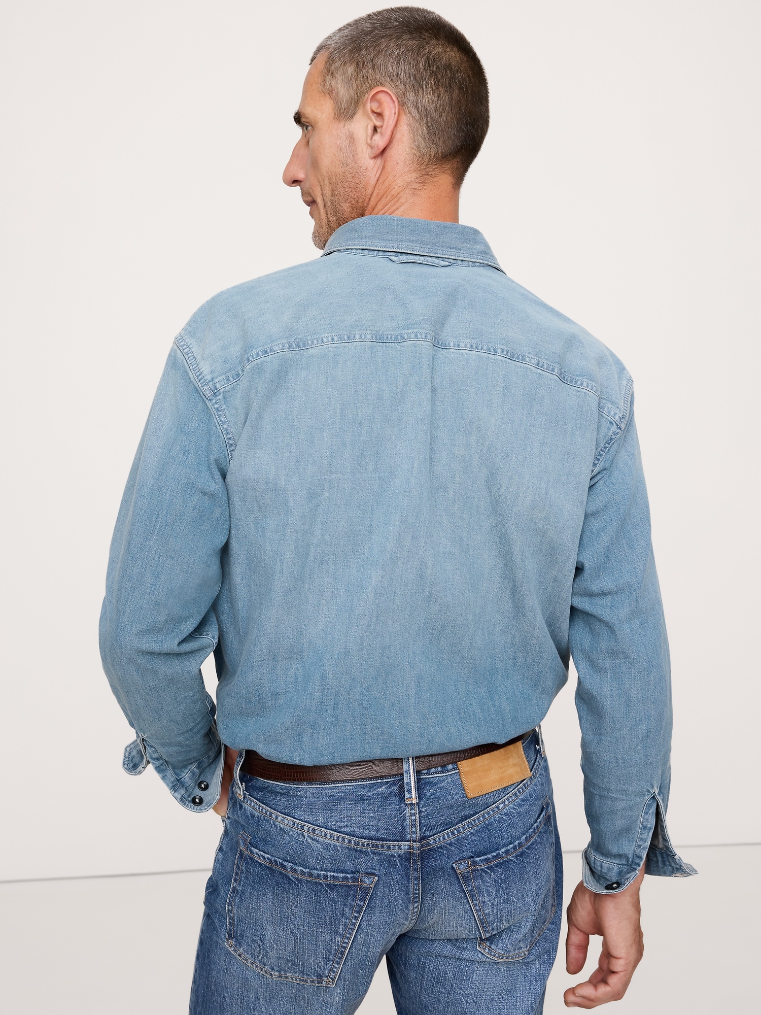 Image number 2 showing, Relaxed-Fit Denim Shirt