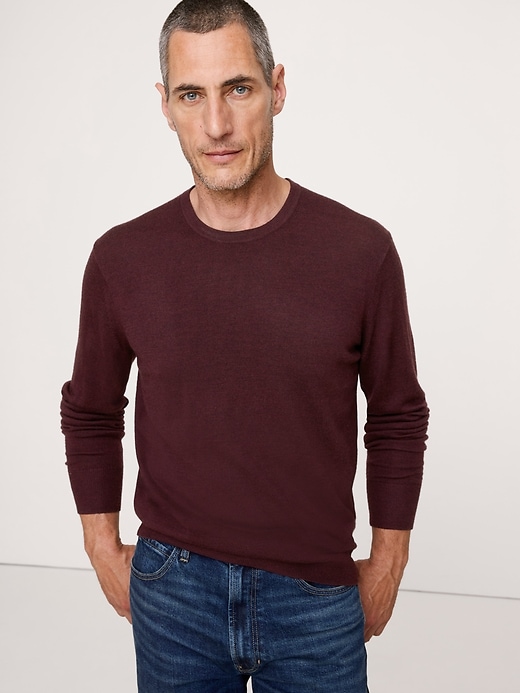 Merino Mock-Neck Sweater