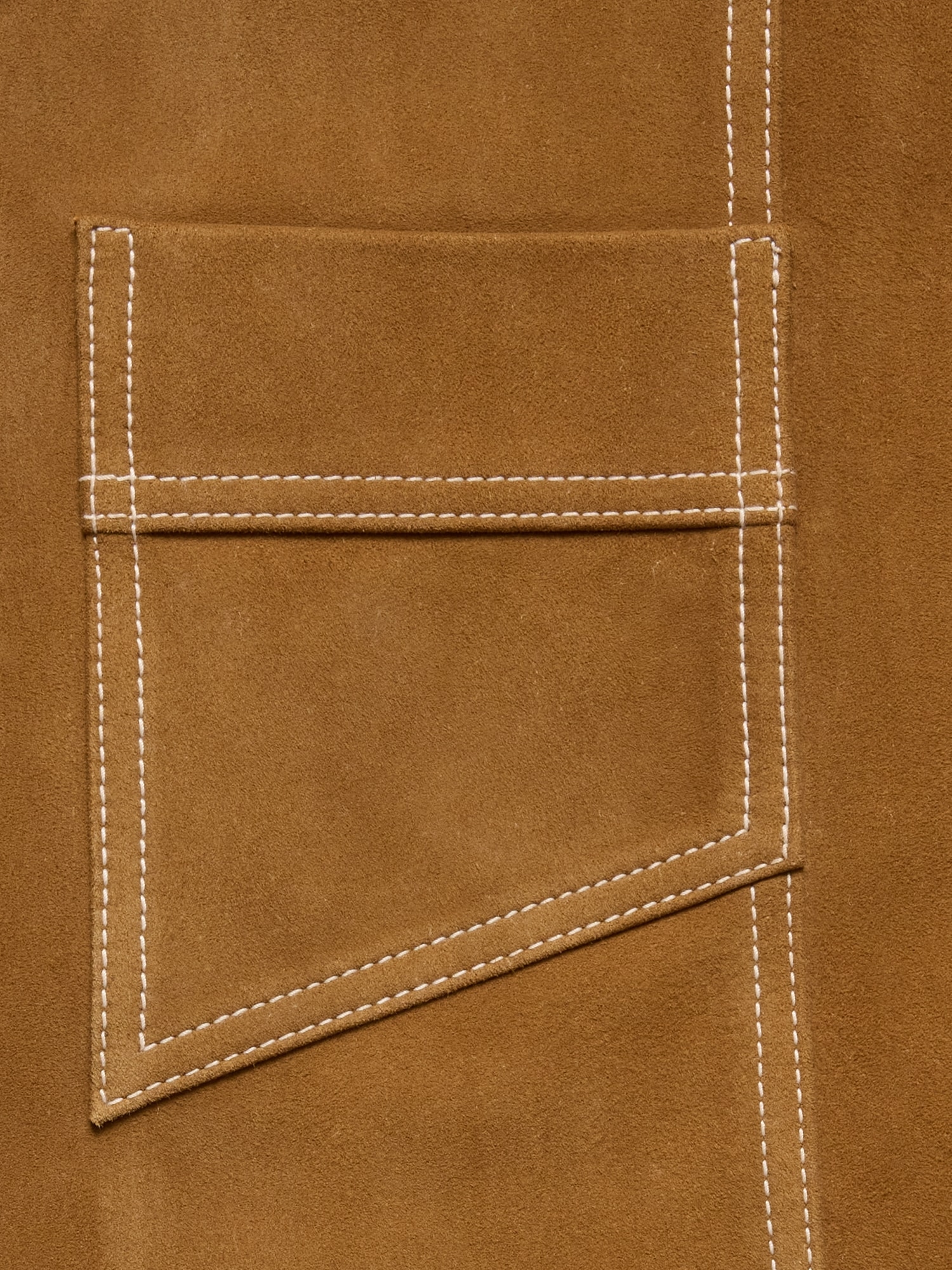 Image number 7 showing, OVERSIZED SHORT SUEDE JACKET