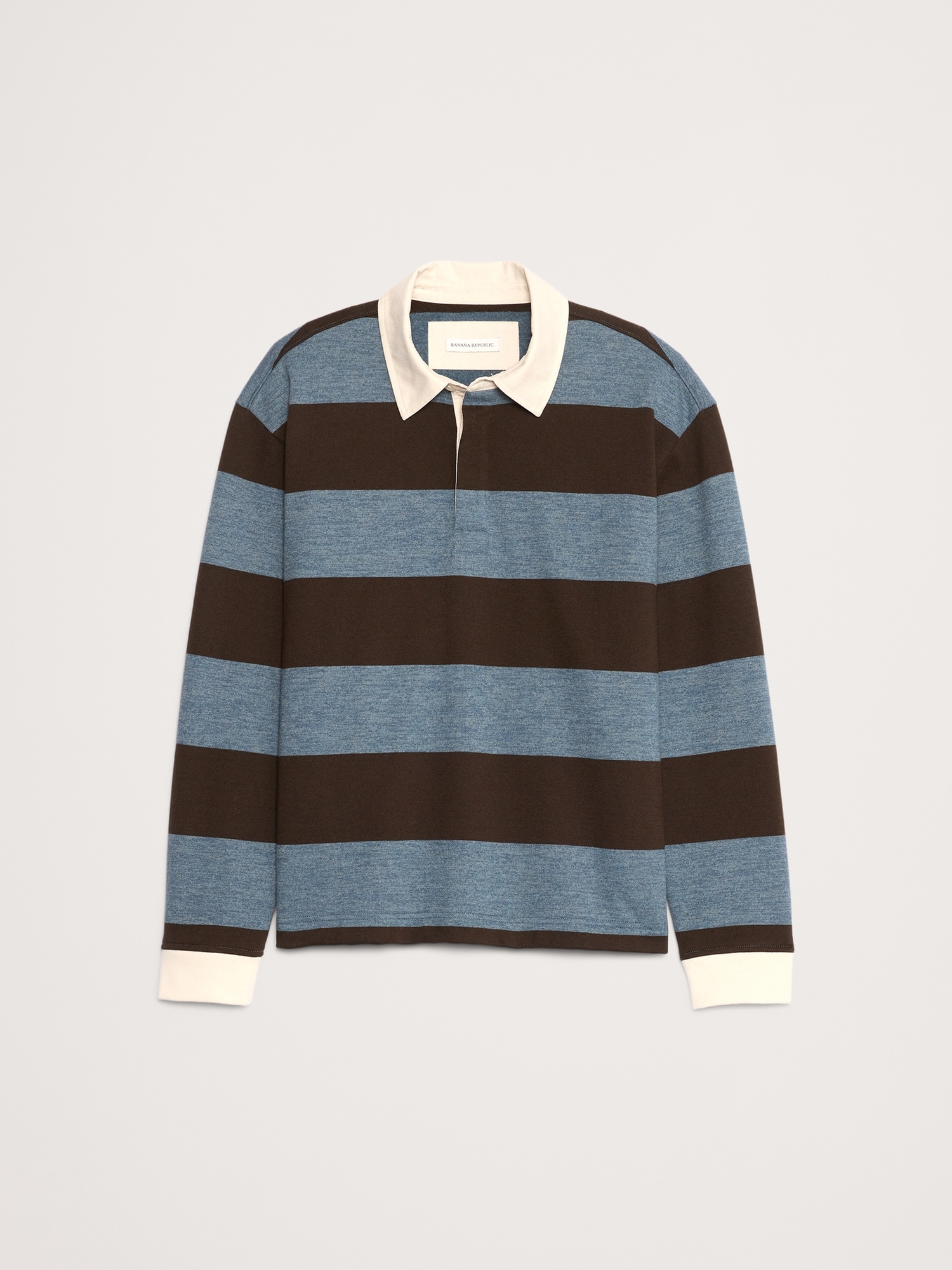Image number 4 showing, Striped Brushed Rugby Shirt