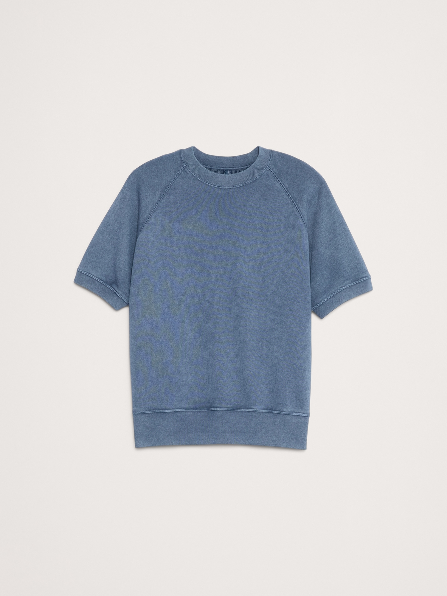 Image number 4 showing, TERRY SHORT-SLEEVE SWEATSHIRT