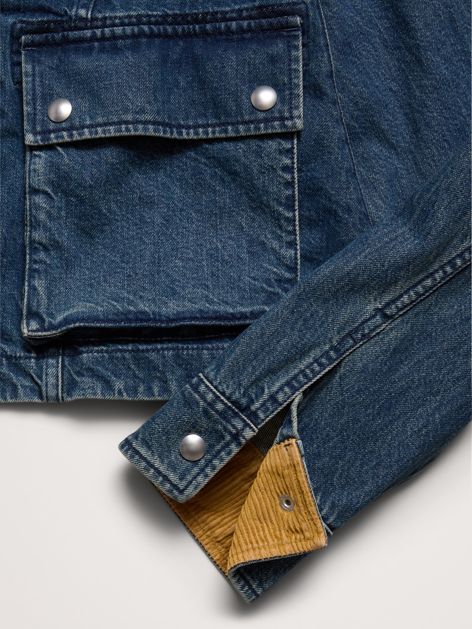 Image number 6 showing, Denim Trapeze Jacket