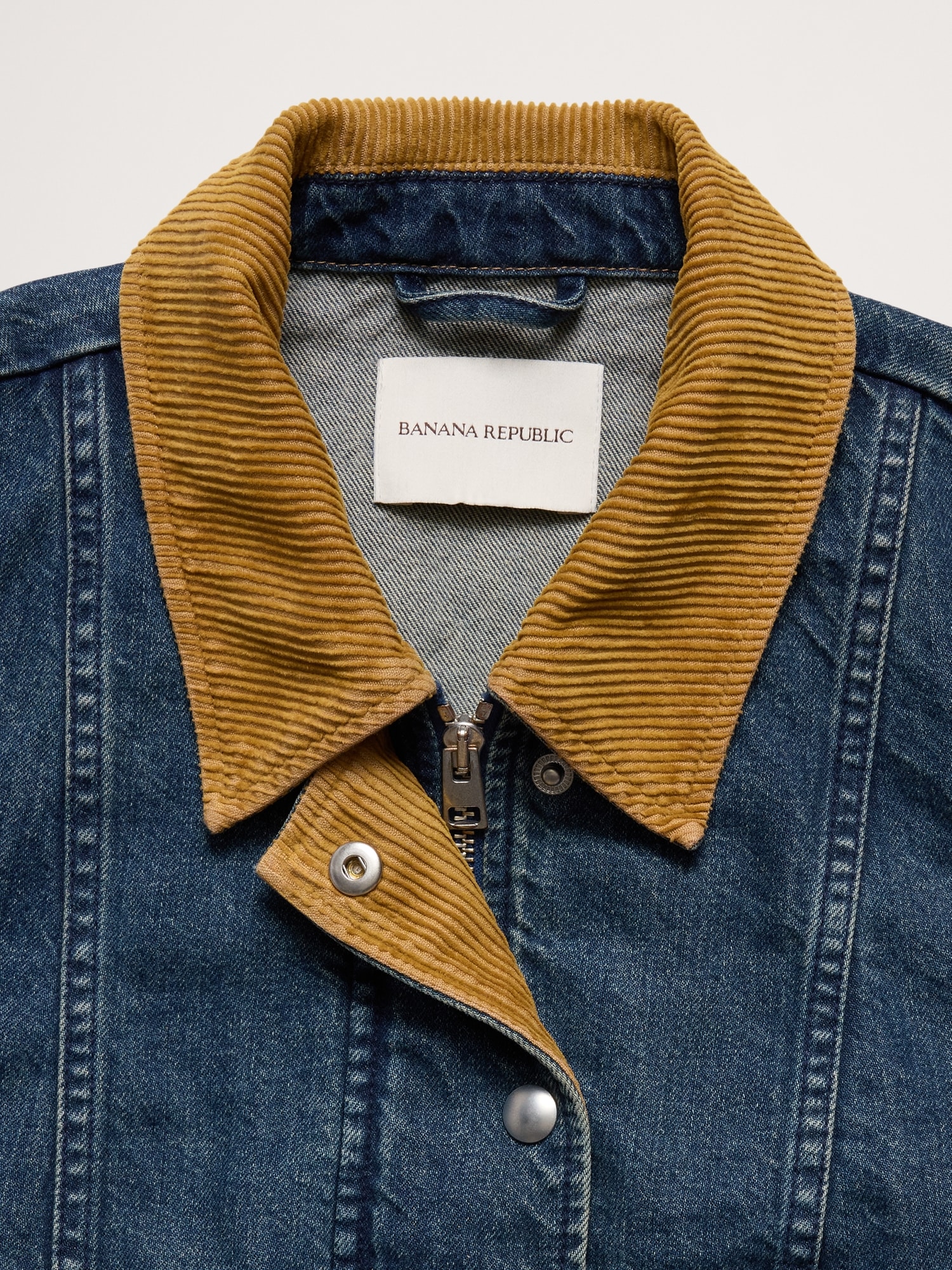 Image number 7 showing, Denim Trapeze Jacket