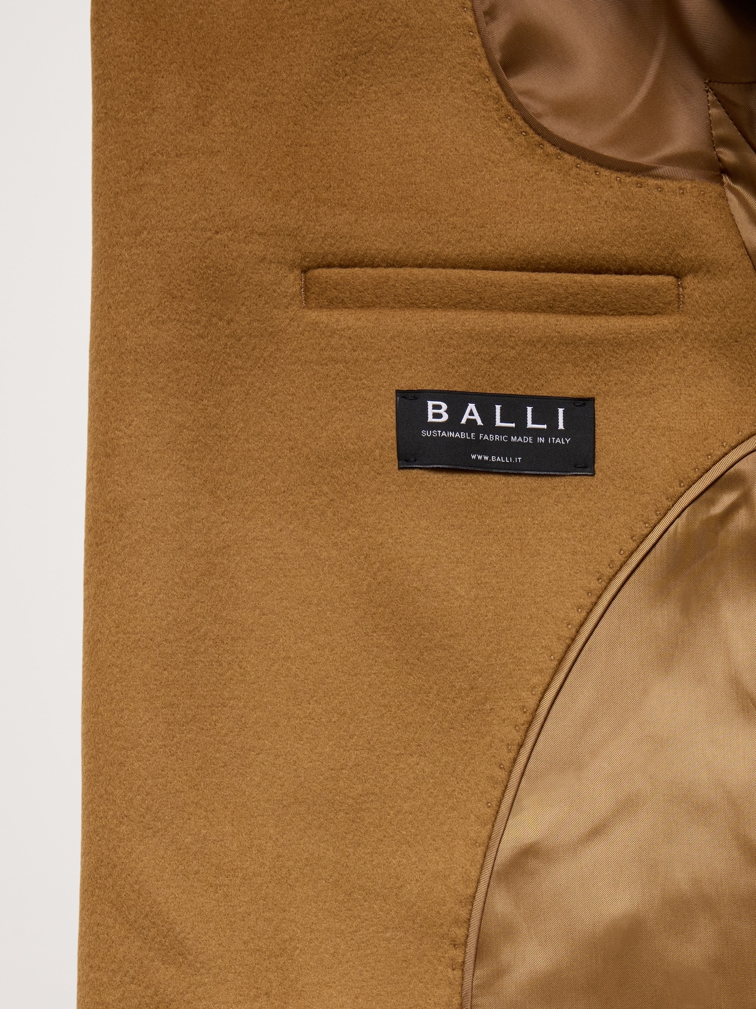 Italian Wool-Cashmere Wrap Coat